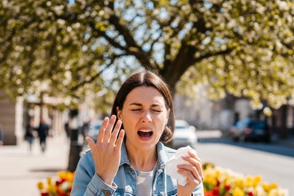 La luz artificial nocturna prolonga la temporada de alergias respiratorias en las ciudades, advierte un estudio