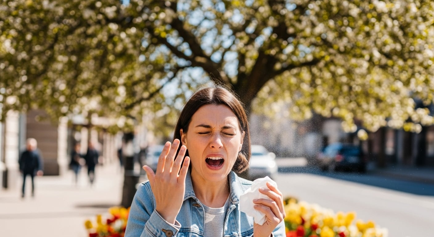 La luz artificial nocturna prolonga la temporada de alergias respiratorias en las ciudades, advierte un estudio