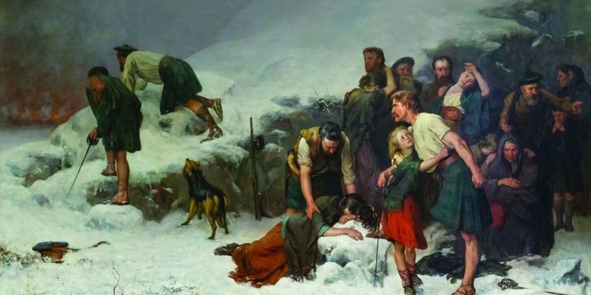 La masacre de Glencoe en 1692 marcó uno de los episodios más trágicos en la historia de Escocia (Royal Scottish Academy of Art & Architecture)