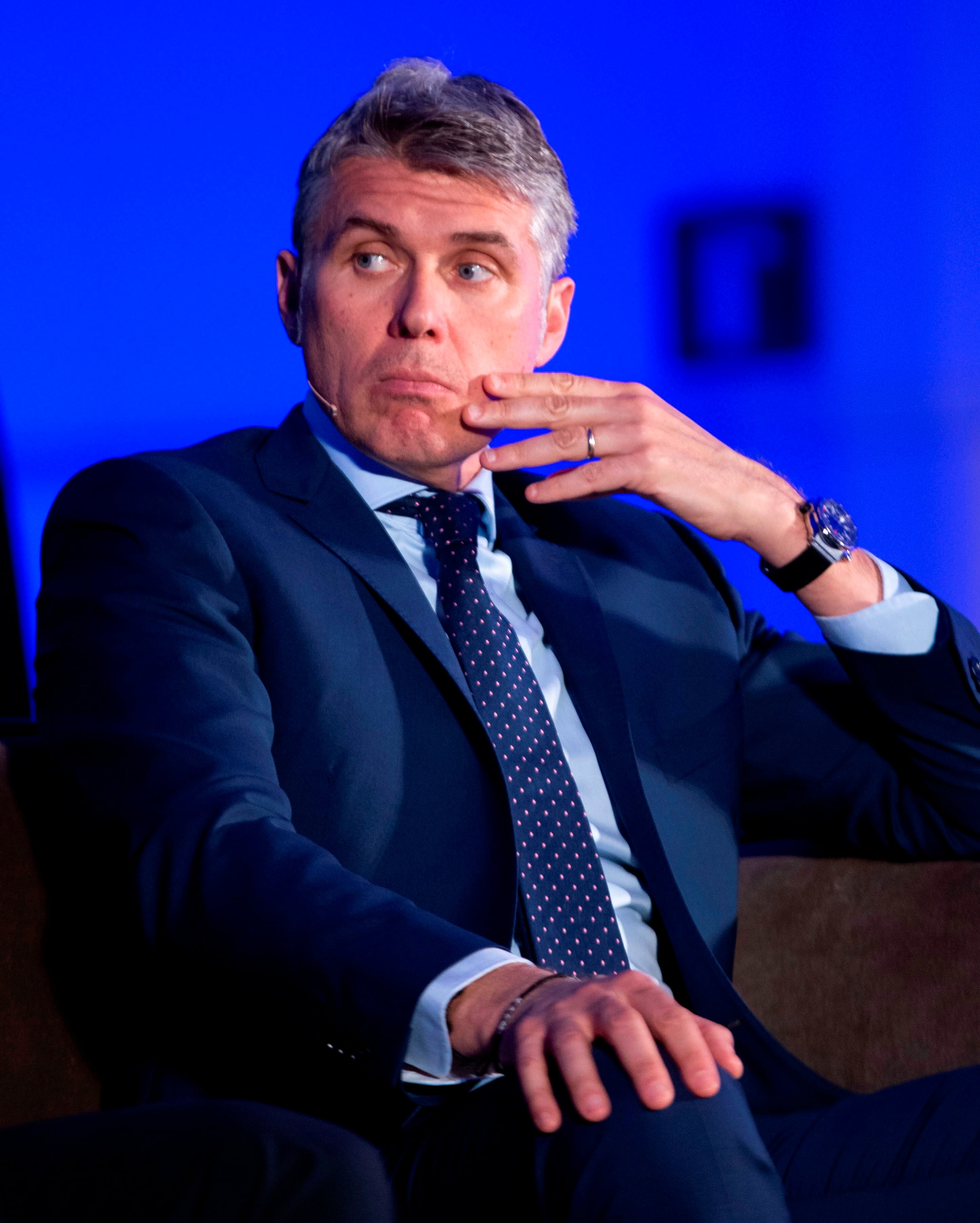 Roberto Rosetti, presidente de la Comisión Arbitral de la UEFA (Foto EFE/Enric Fontcuberta)
