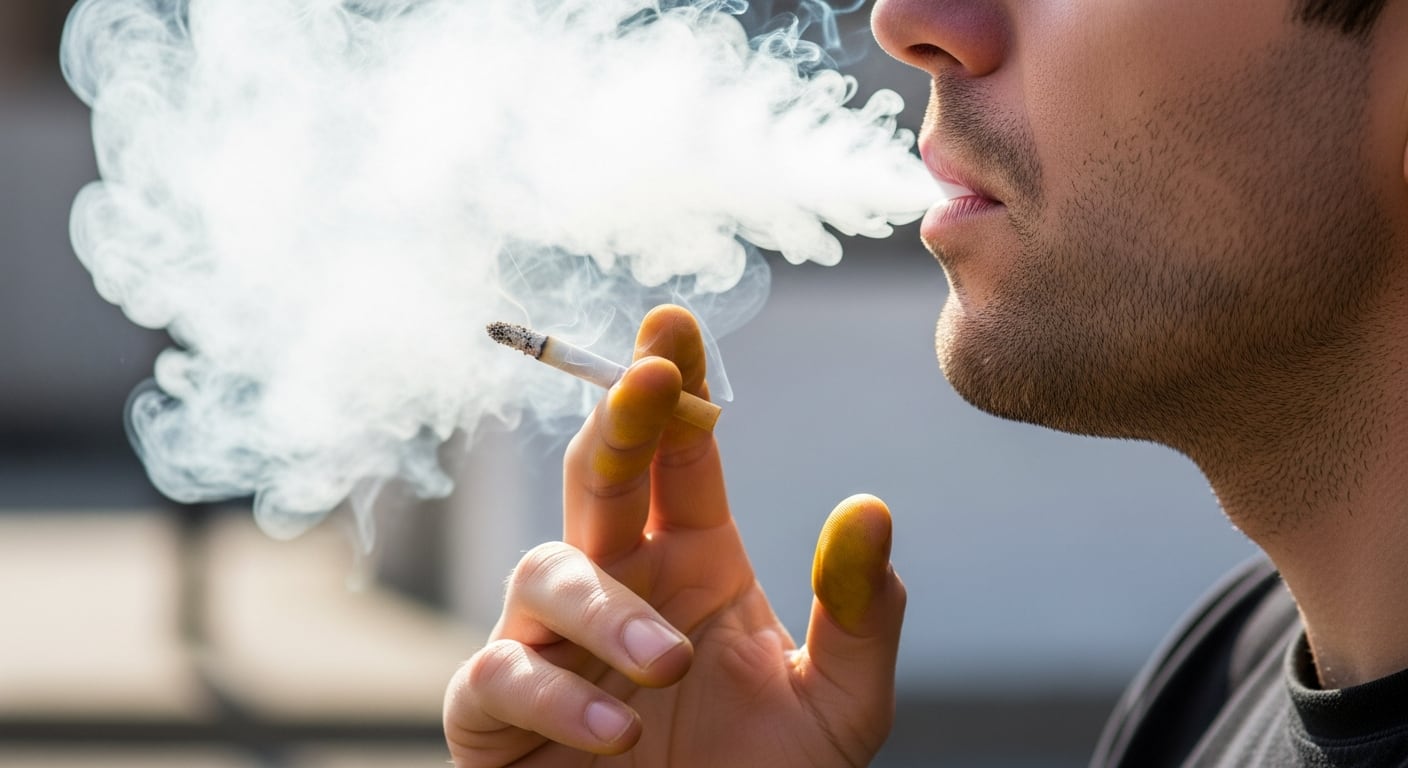 El humo del tabaco contiene sustancias nocivas que afectan negativamente las vías respiratorias de quienes lo inhalan (Imagen Ilustrativa Infobae)