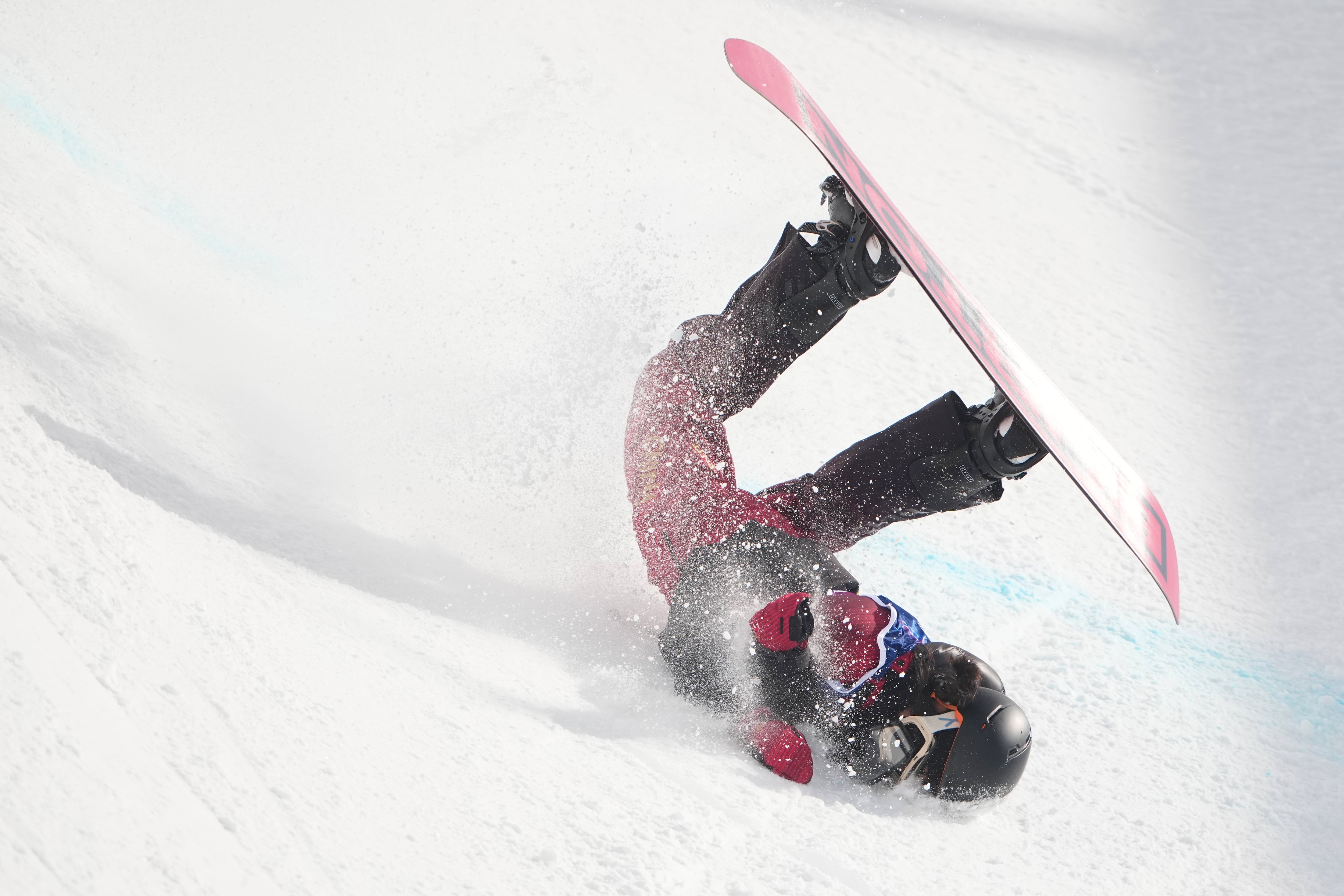 Liu Jiayu compitió en sus quintos Juegos Olímpicos de Invierno en Milán-Cortina. (AP)
