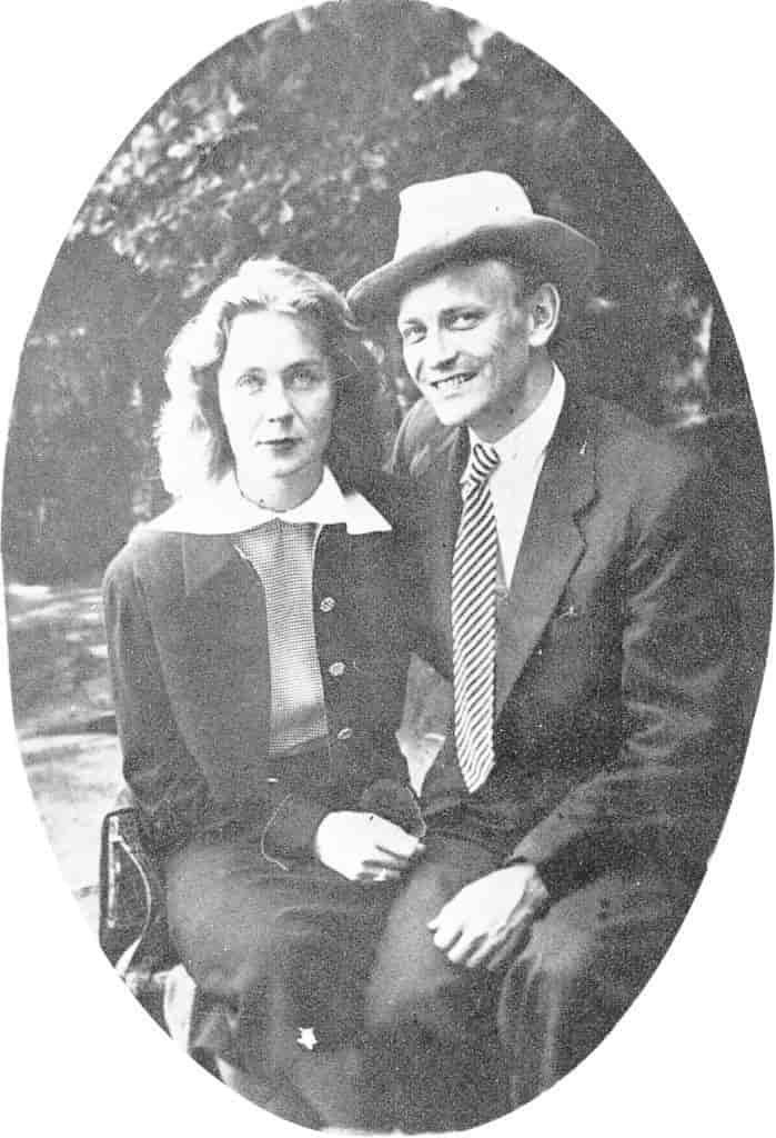 Tove Ditlevsen y Victor Andreasen, su último marido.