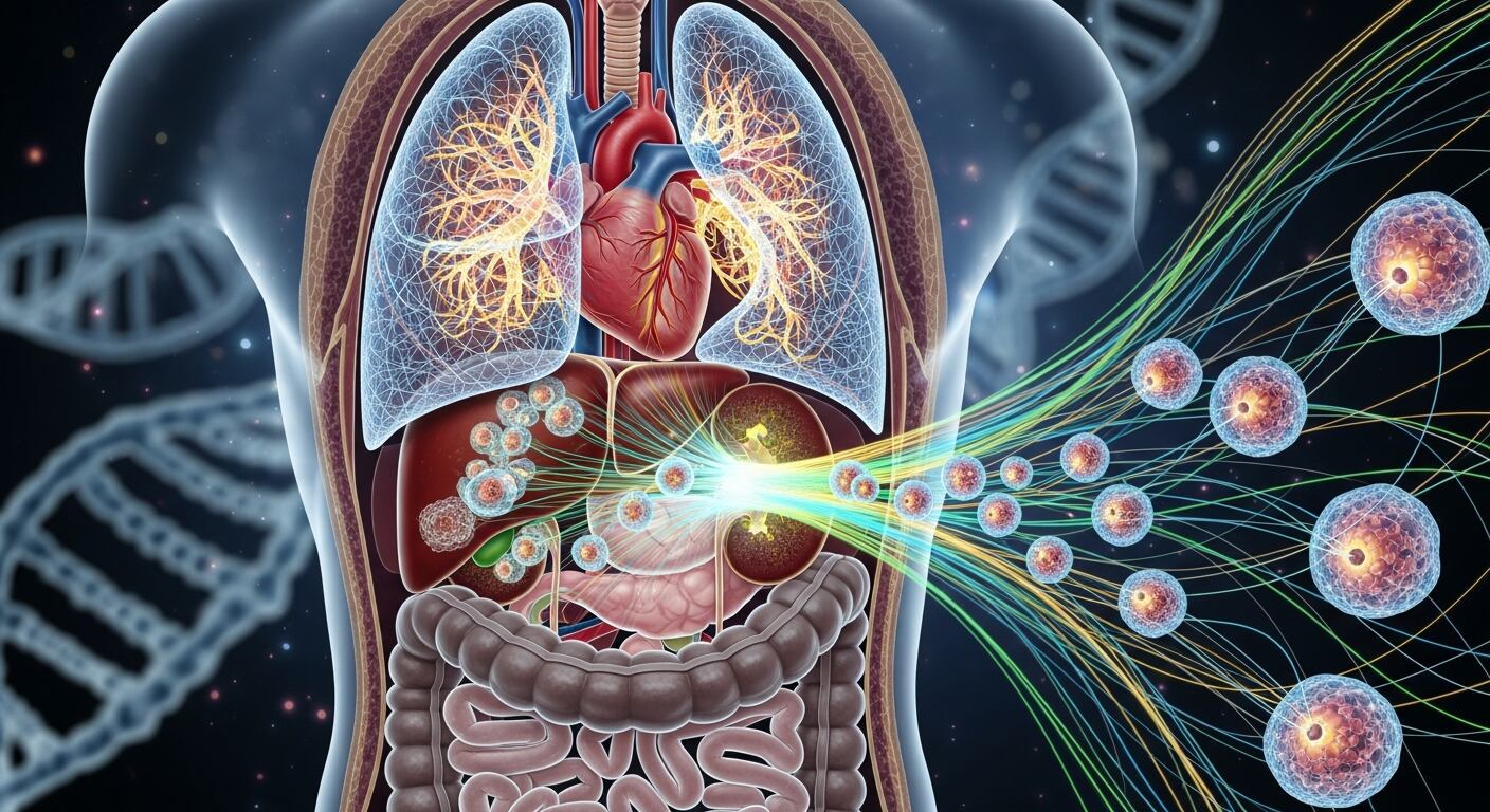 La comunicación interorgánica revoluciona la comprensión de la salud, el envejecimiento y la regeneración de tejidos humanos (Imagen Ilustrativa Infobae)