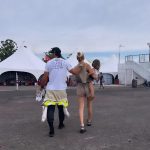 Las travesuras del hijo de Nicole Neumann y Manu Urcera en el autódromo de Paraná: “El galán de las carreras”