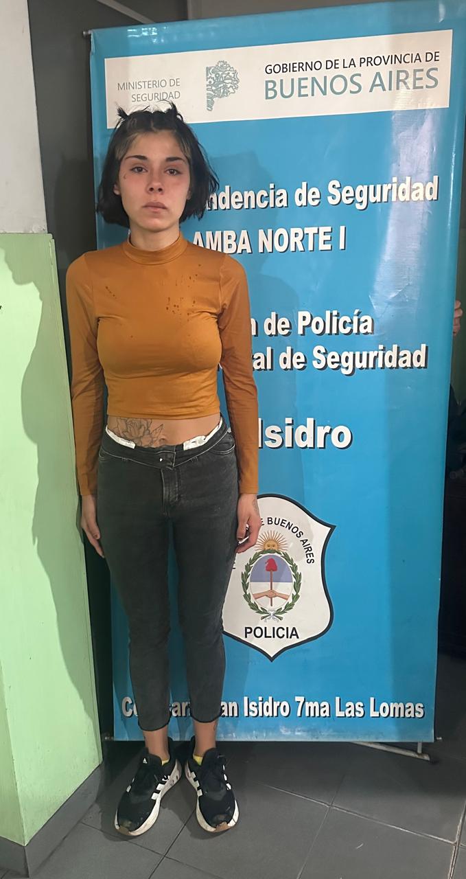 La detenida