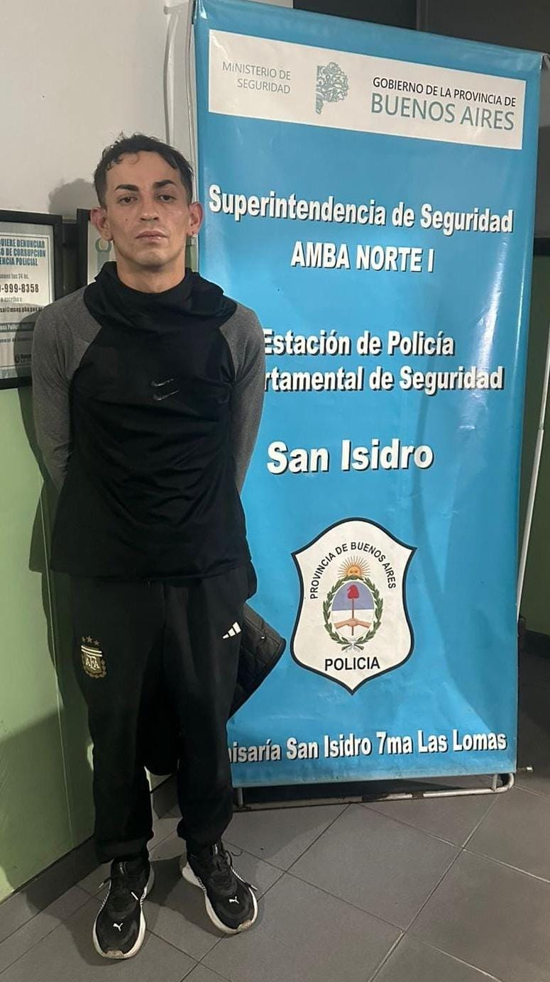 El sospechoso detenido