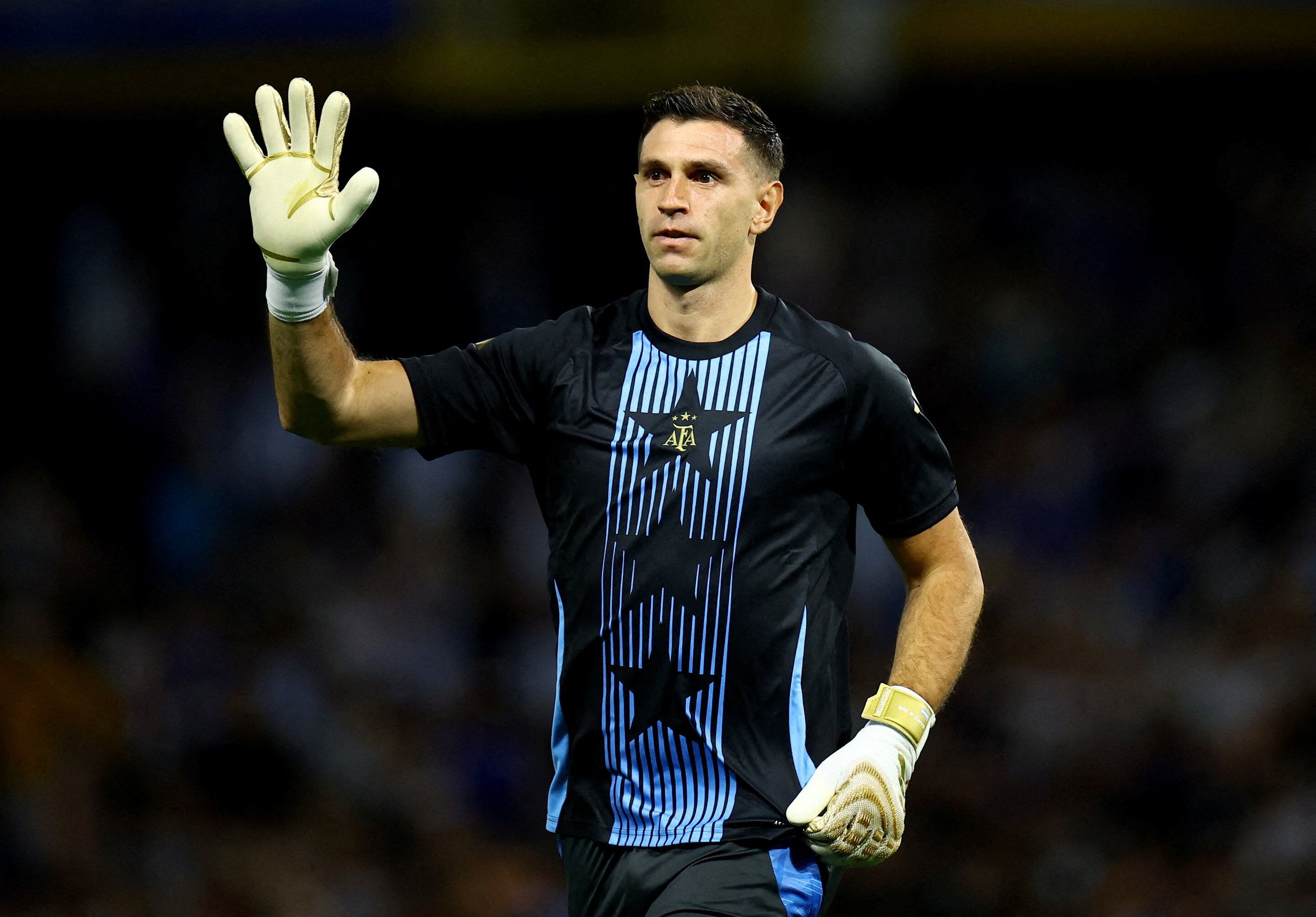 Dibu conoció el predio de Ezeiza cuando empezó a ser citado para la Selección Sub 17 (REUTERS/Agustin Marcarian/File Photo)