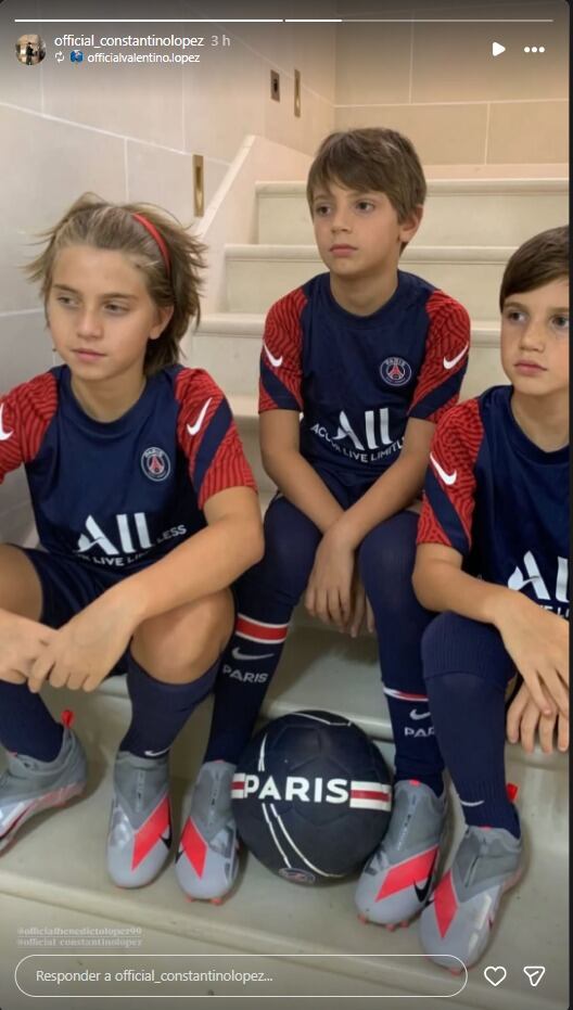 Constantino recordó cuando vivían en París