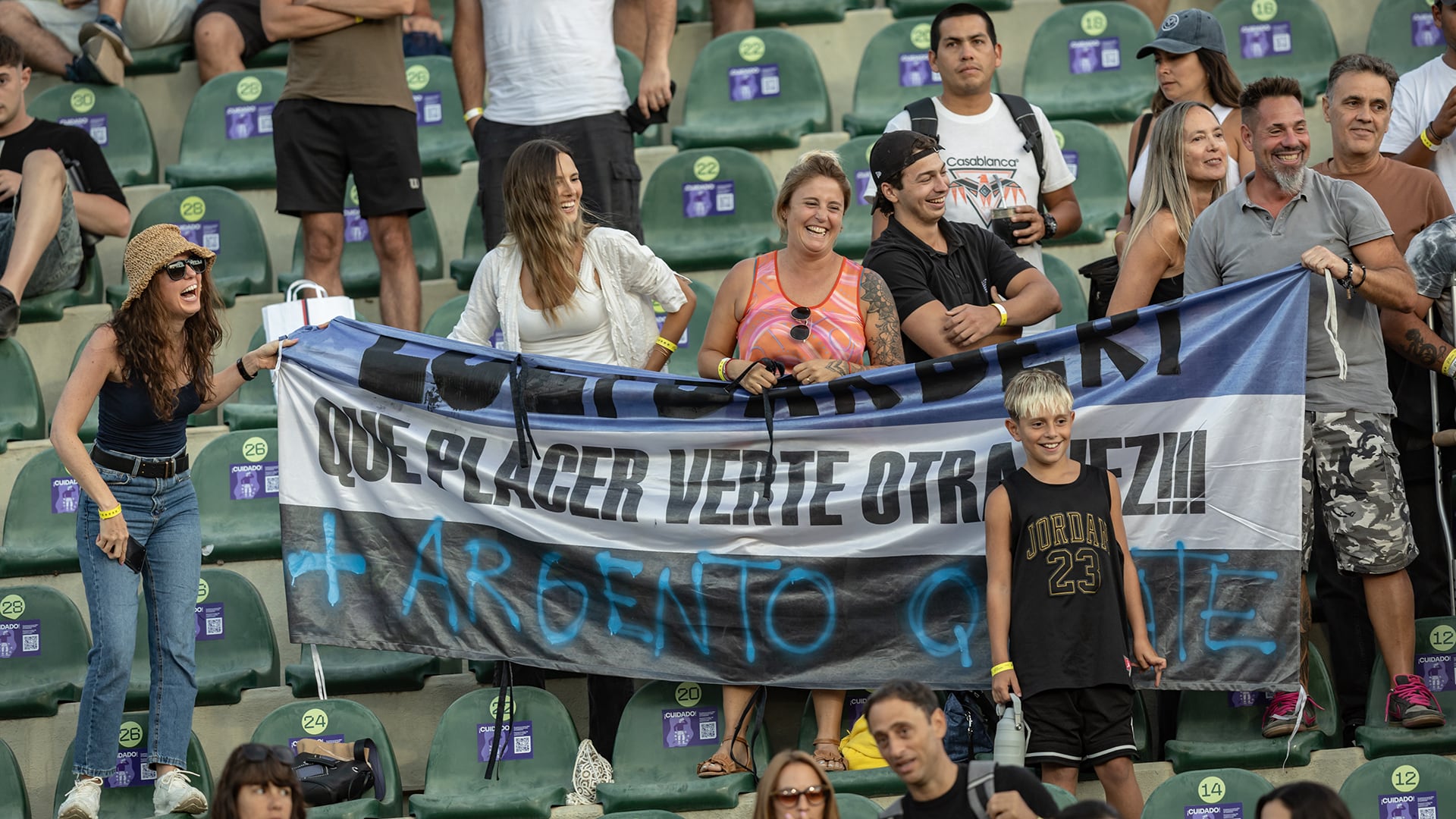 Las tribunas durante el último Argentina Open