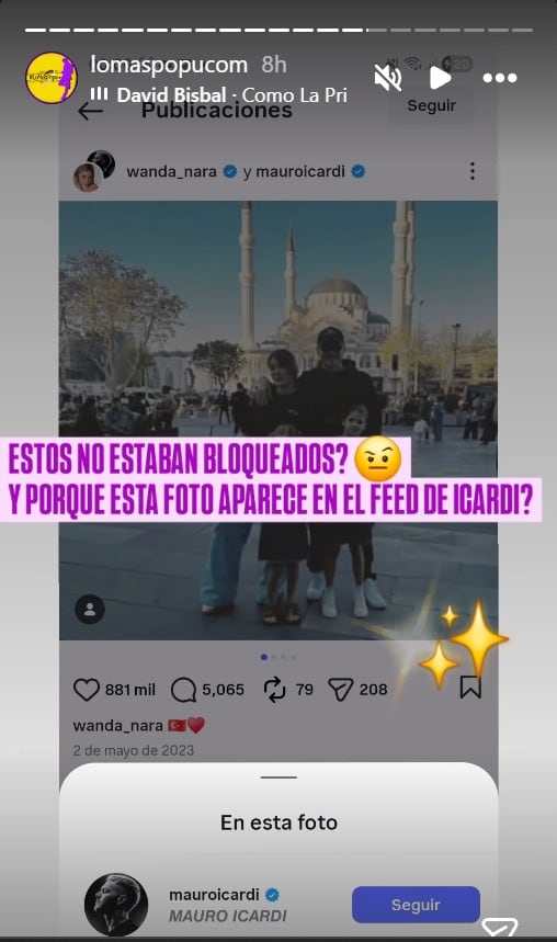 Una foto familiar de Mauro Icardi, Wanda Nara y sus hijos, originalmente archivada, reaparece en el feed del futbolista generando especulaciones sobre su relación.