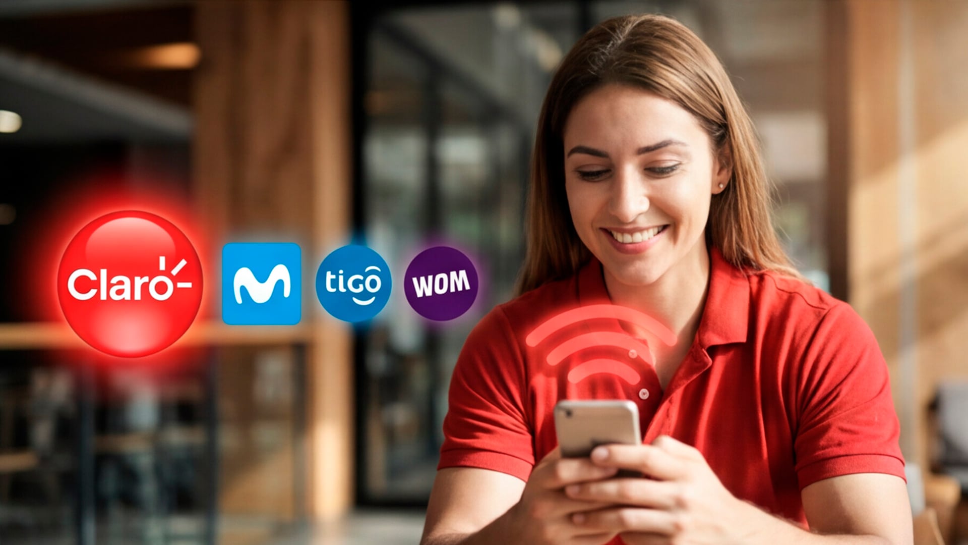 Principales operadores de Colombia, Claro, Tigo, Movistar, WOM (Imagen Ilustrativa Infobae)