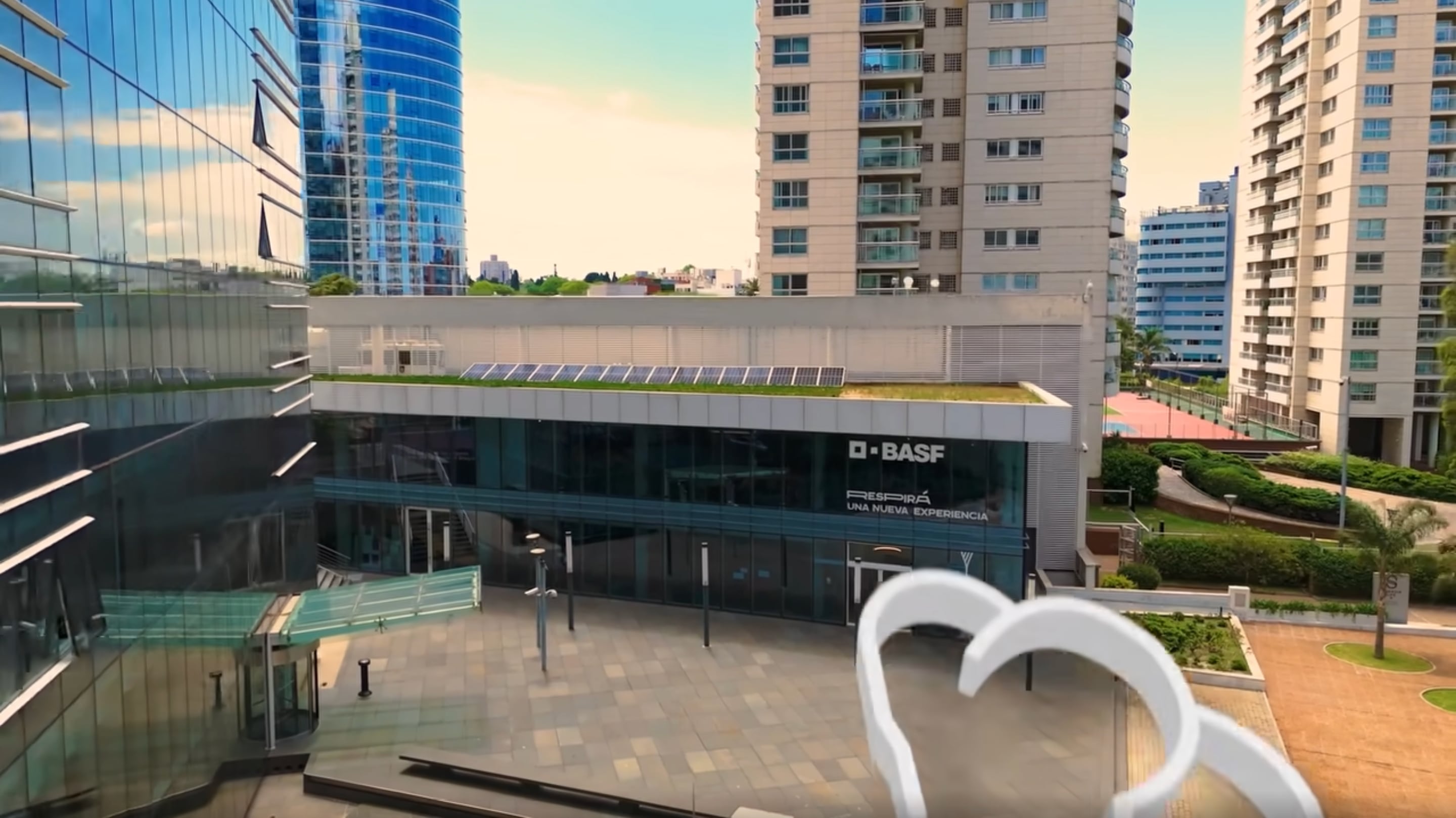 Las oficinas de Basf en Uruguay, en el World Trade Center (Basf)