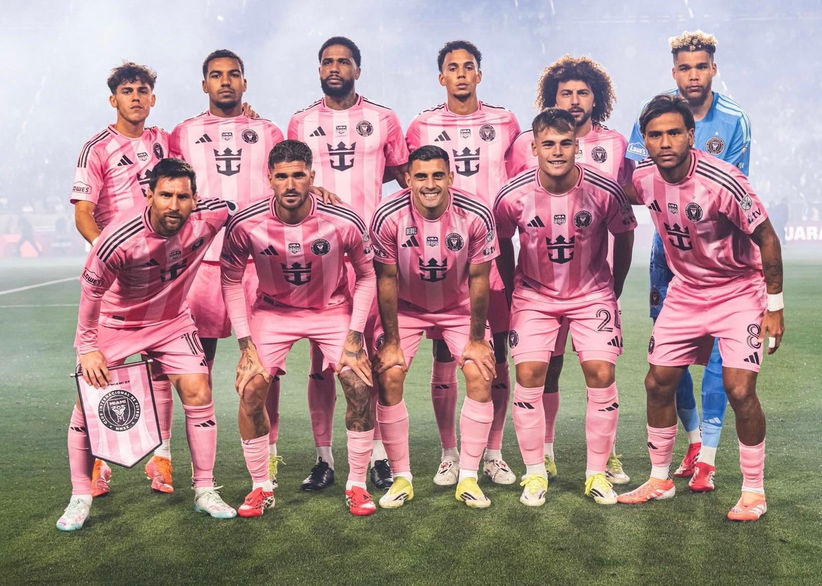 Inter Miami en el primer partido de la temporada 2026 de la MLS ante Los Anteles FC (@InterMiamiCF)