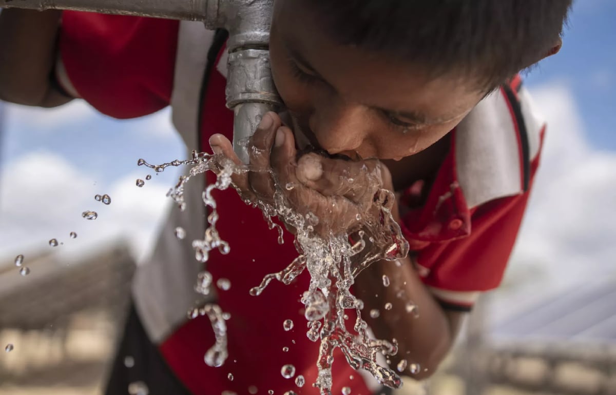 La escasez de agua potable y saneamiento en América Latina alcanza niveles críticos, afectando a millones en zonas vulnerables. crédito Unicef