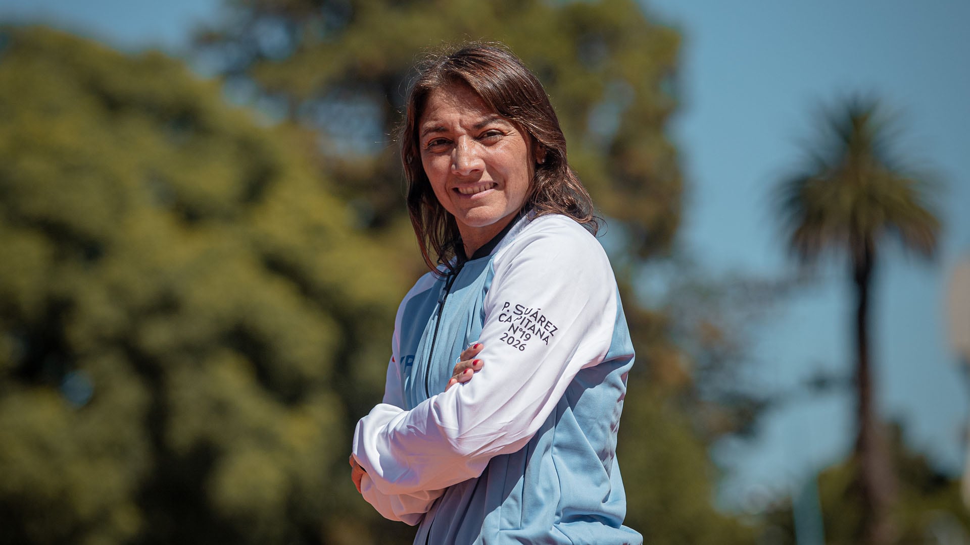 Paola Suárez fue presentada oficialmente como capitana del equipo argentino de Billie Jean King Cup en el Club Náutico Hacoaj, donde inició una nueva etapa al frente del tenis femenino nacional (Crédito: Prensa AAT)