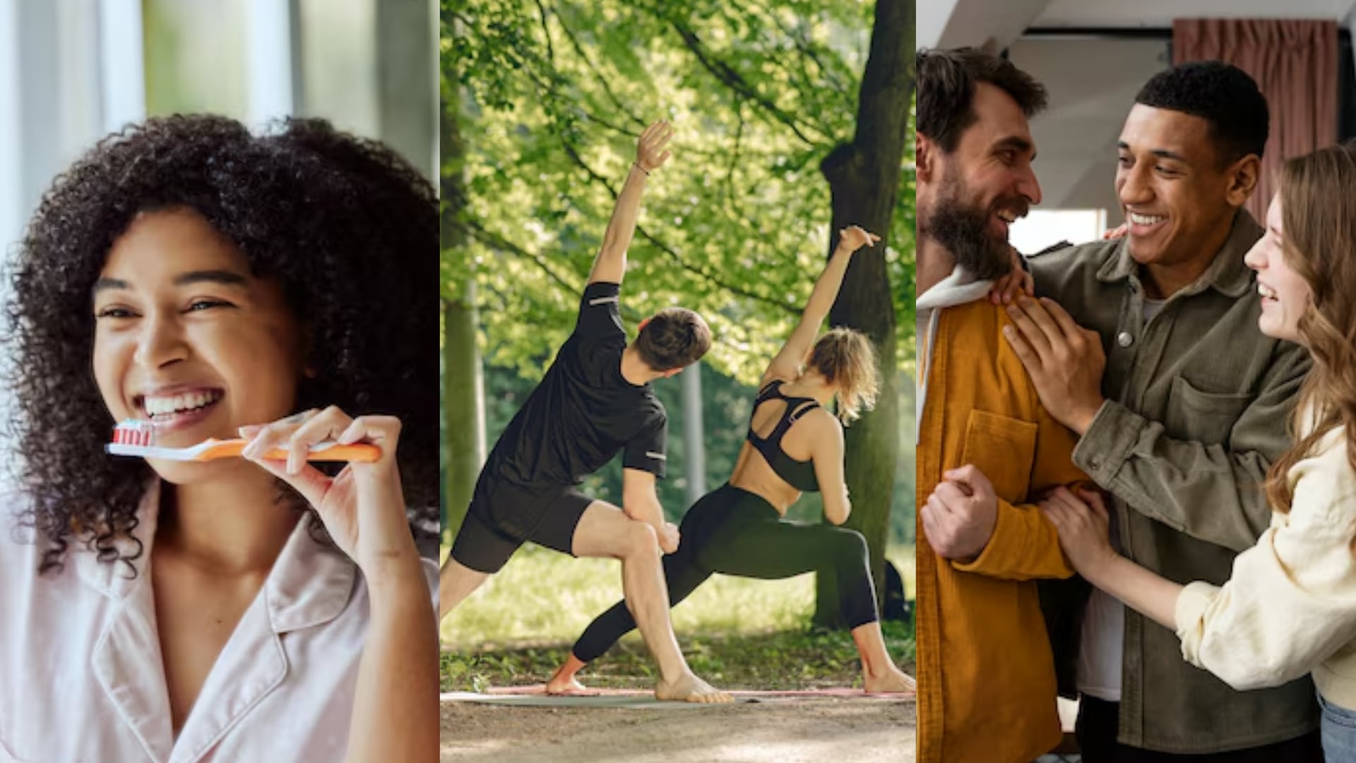 Hábitos cotidianos como la higiene dental, la actividad física y las relaciones sociales contribuyen a reducir el riesgo de deterioro cerebral (Freepik)