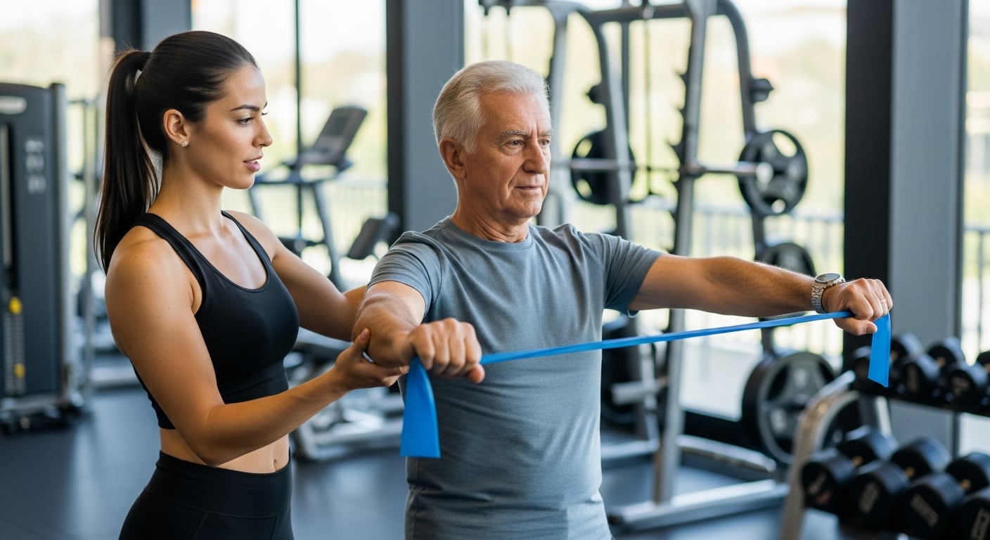 El entrenamiento muscular como estrategia clave para aumentar la expectativa de vida y la autonomía en adultos mayores (Imagen Ilustrativa Infobae)