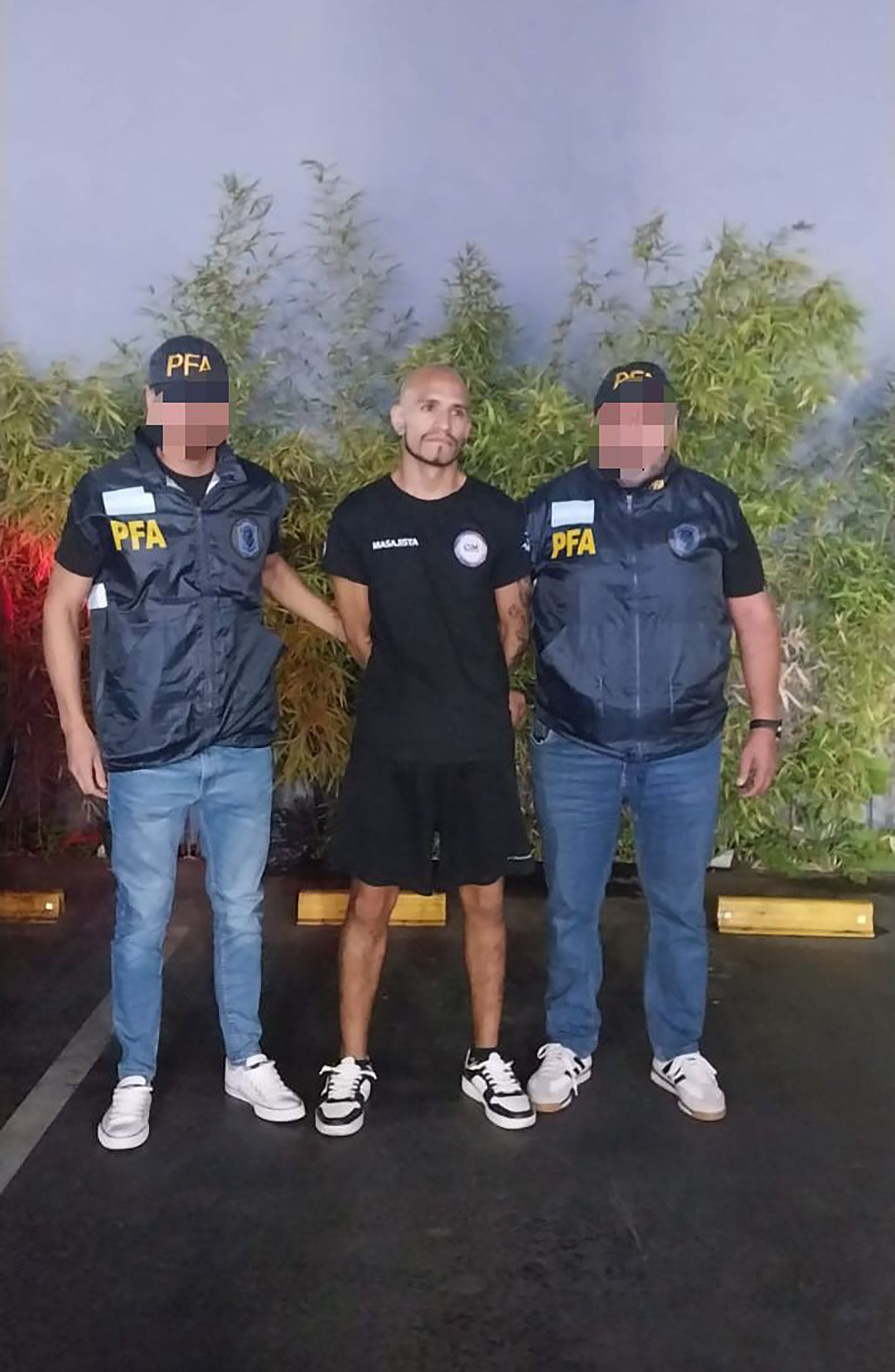 La Policía Federal Argentina detuvo en Avellaneda al principal acusado, Milton I. Tolomeo, señalado como