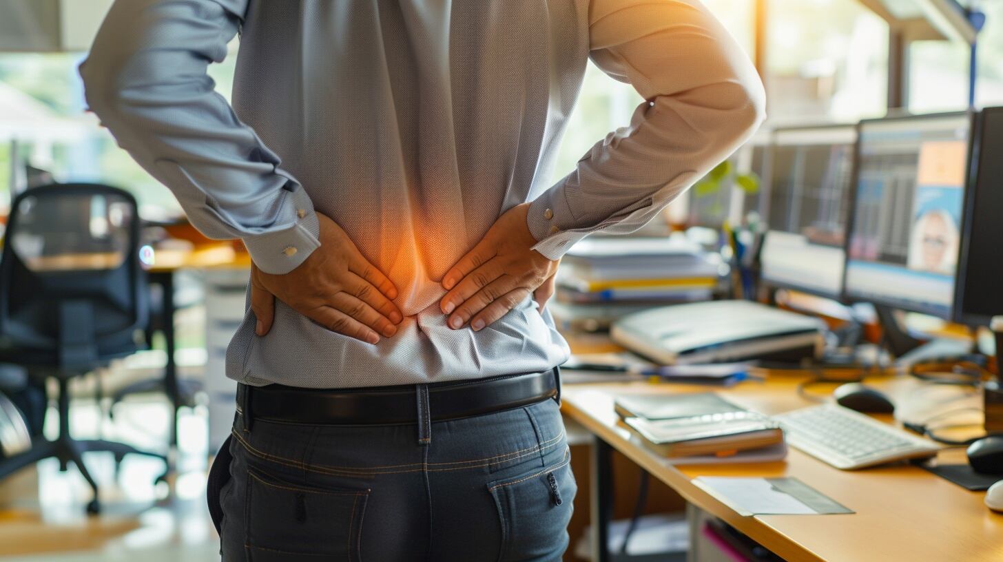 Consultores en ergonomía recomiendan pausas activas para proteger la salud de la espalda (Imagen Ilustrativa Infobae)