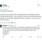 Qué líneas de colectivos funcionan durante el paro de este jueves