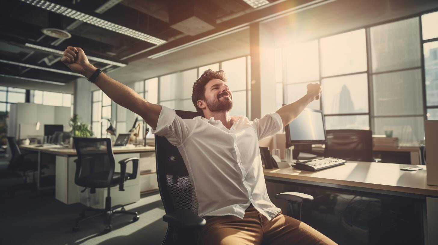 Si se pasa muchas horas sentado es importante hacer pausas activas para descontracturar el cuerpo y resetear la mente (Imagen Ilustrativa Infobae)