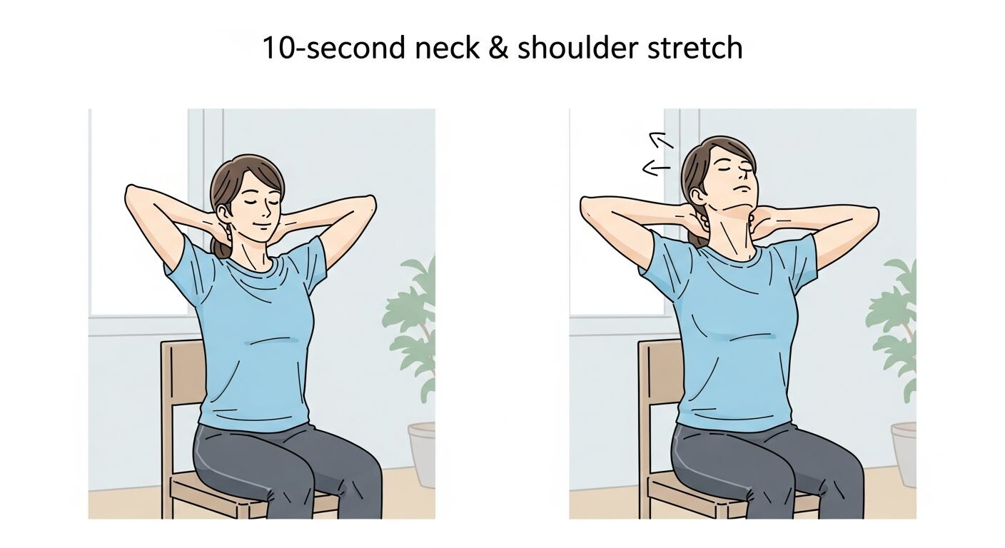 Sin abandonar la silla si se está trabajando o estudiando, es importante detenerse de tanto en tanto para hacer estiramientos (Imagen Ilustrativa Infobae)