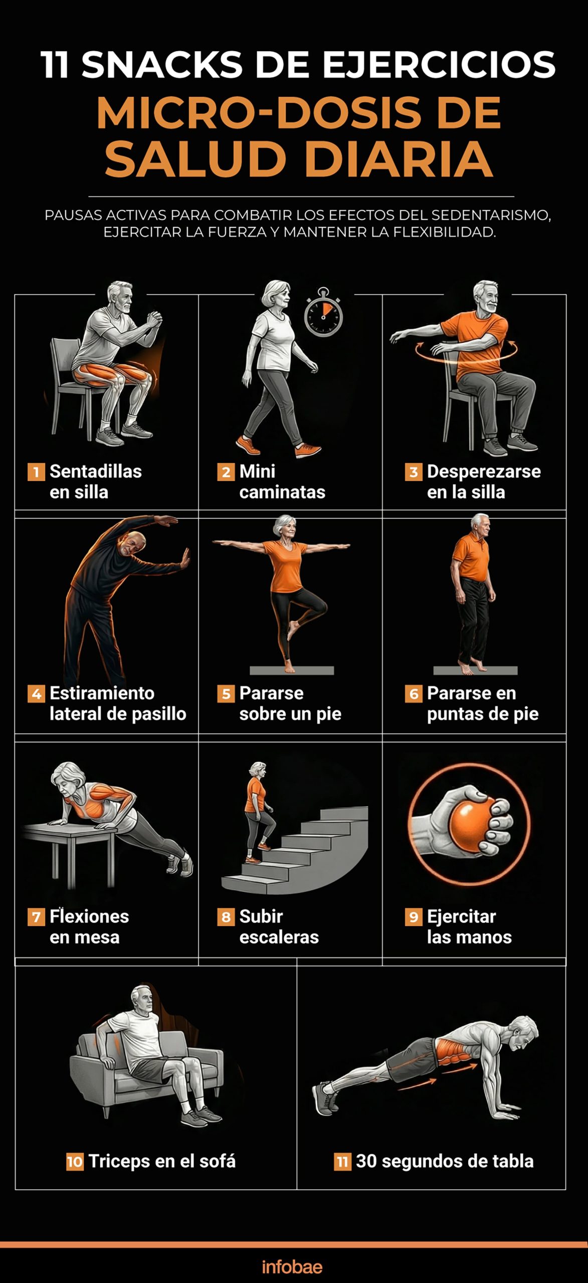 Qué son los snacks de ejercicio y por qué para los seniors pueden ser tan benéficos como una sesión en el gimnasio