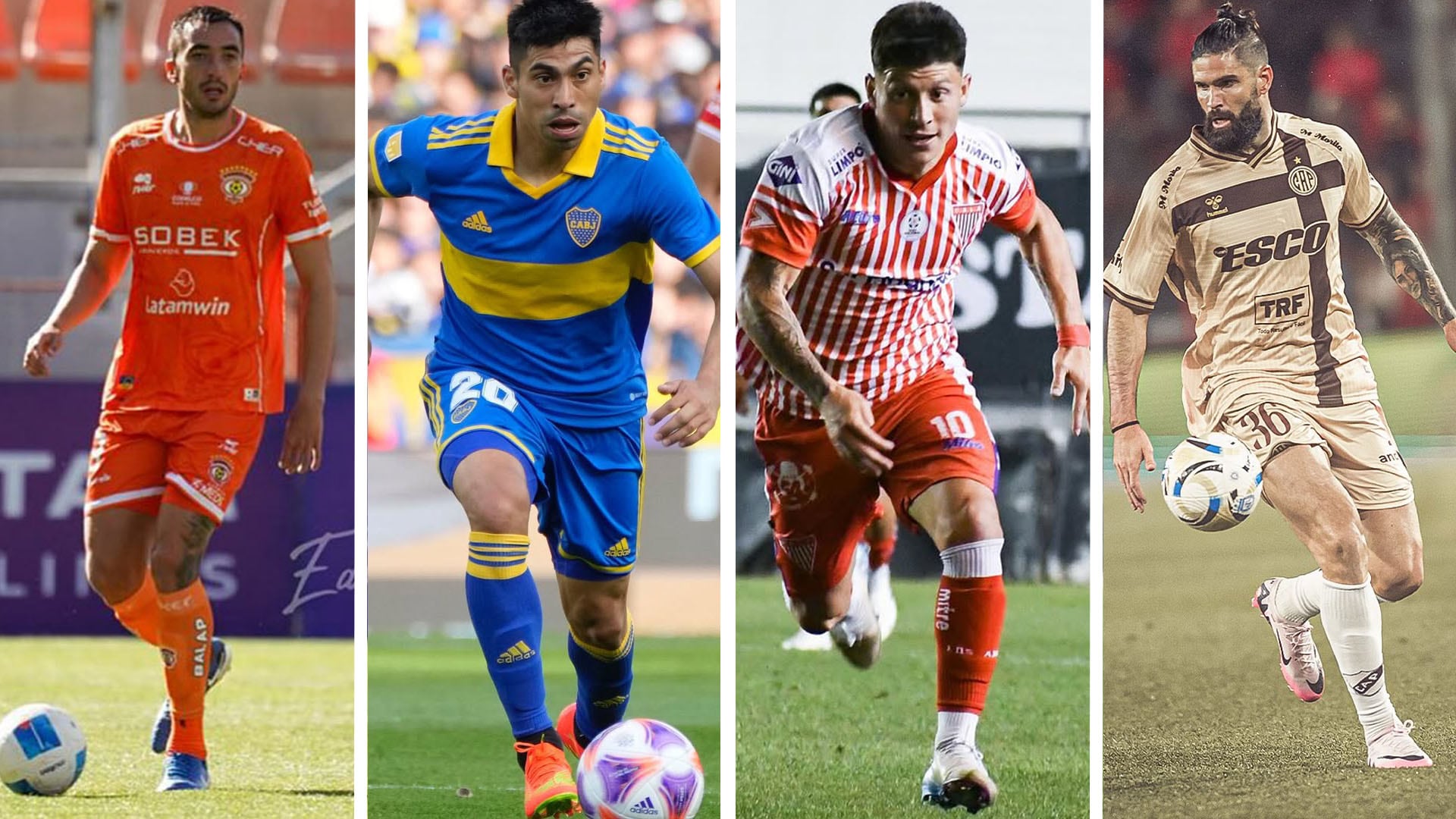 Agustín Heredia, Juan Ramírez, Gastón Gerzel y Nicolás Orsini, los marginados en Boca