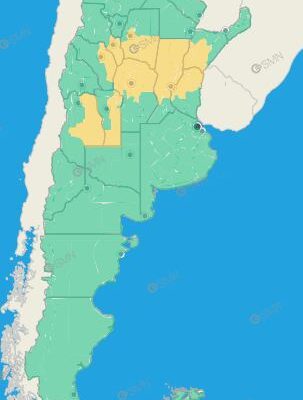 Regirá una alerta amarilla por tormentas en el AMBA y en nueve provincias durante el segundo día de carnaval
