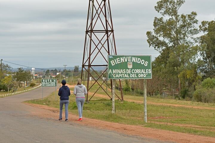 Minas de Corrales, al norte del país, conocida como la capital del oro de Uruguay (MTSS)