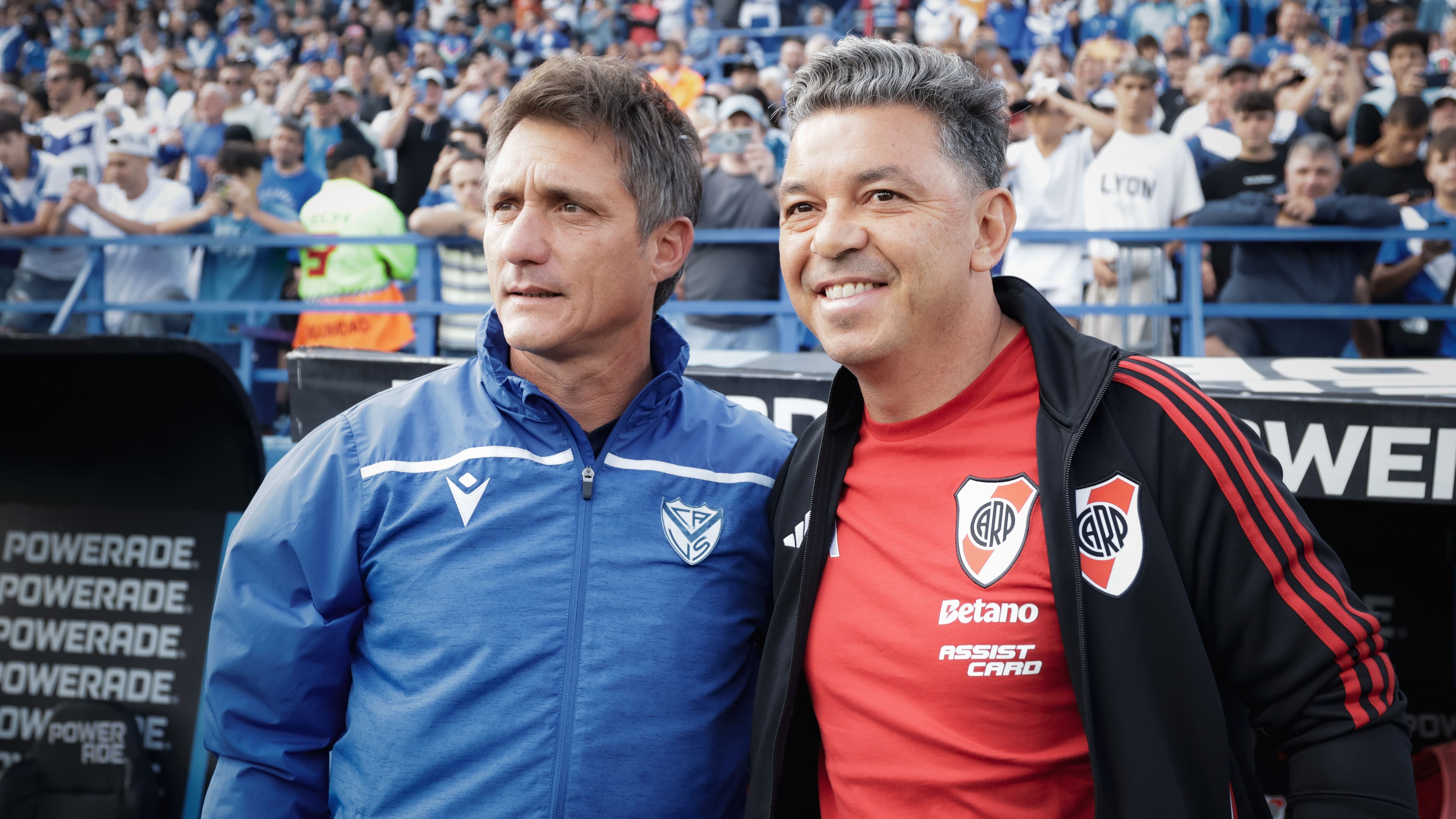 Guillermo junto a Gallardo (FOTOBAIRES)