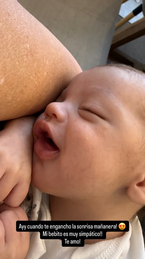 Desde la llegada del pequeño a su vida, Marengo comparte cómo disfruta de su maternidad (Instagram)