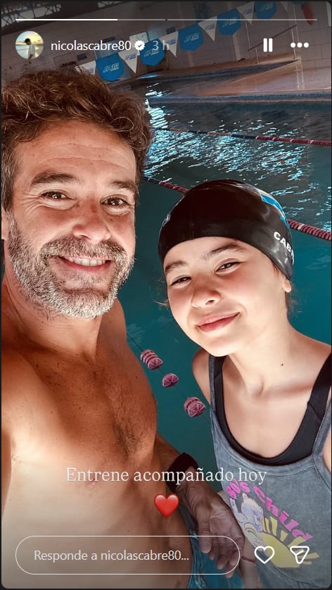 Rufina se encuentra en Carlos Paz junto a su papá (Instagram)