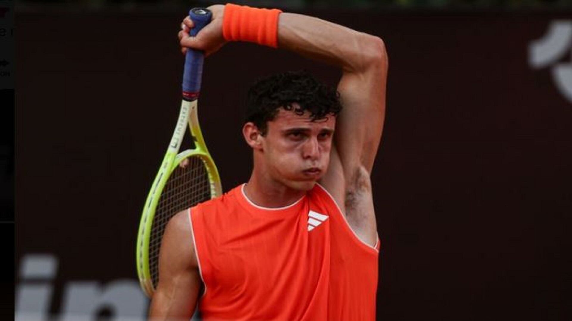 Juan Manuel Cerúndolo jugó la semana pasada en el torneo santafesino y vivió de cerca lo ocurrido (Fuente: Rosario Challenger)