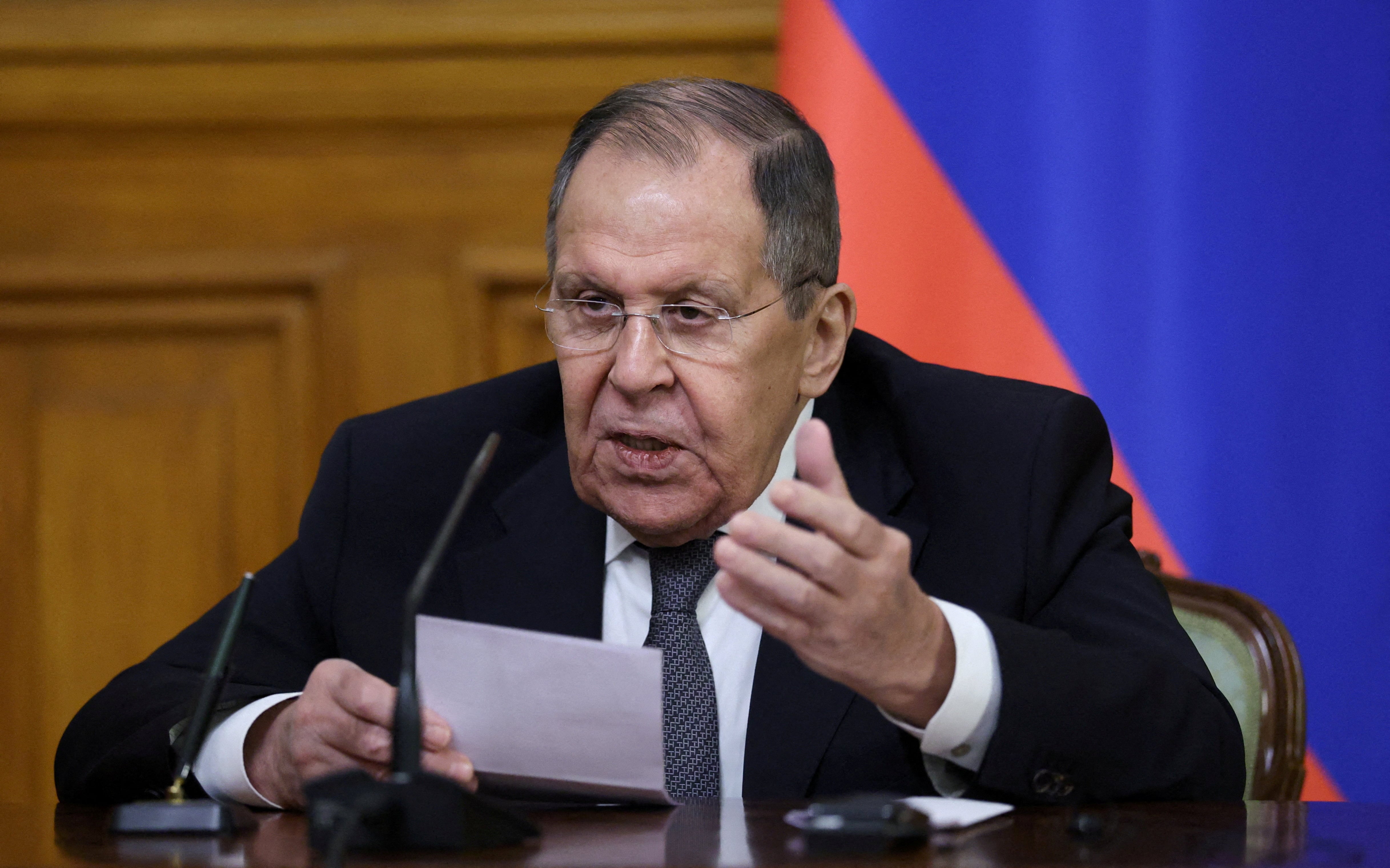 El ministro de Exteriores ruso, Sergei Lavrov (REUTERS)