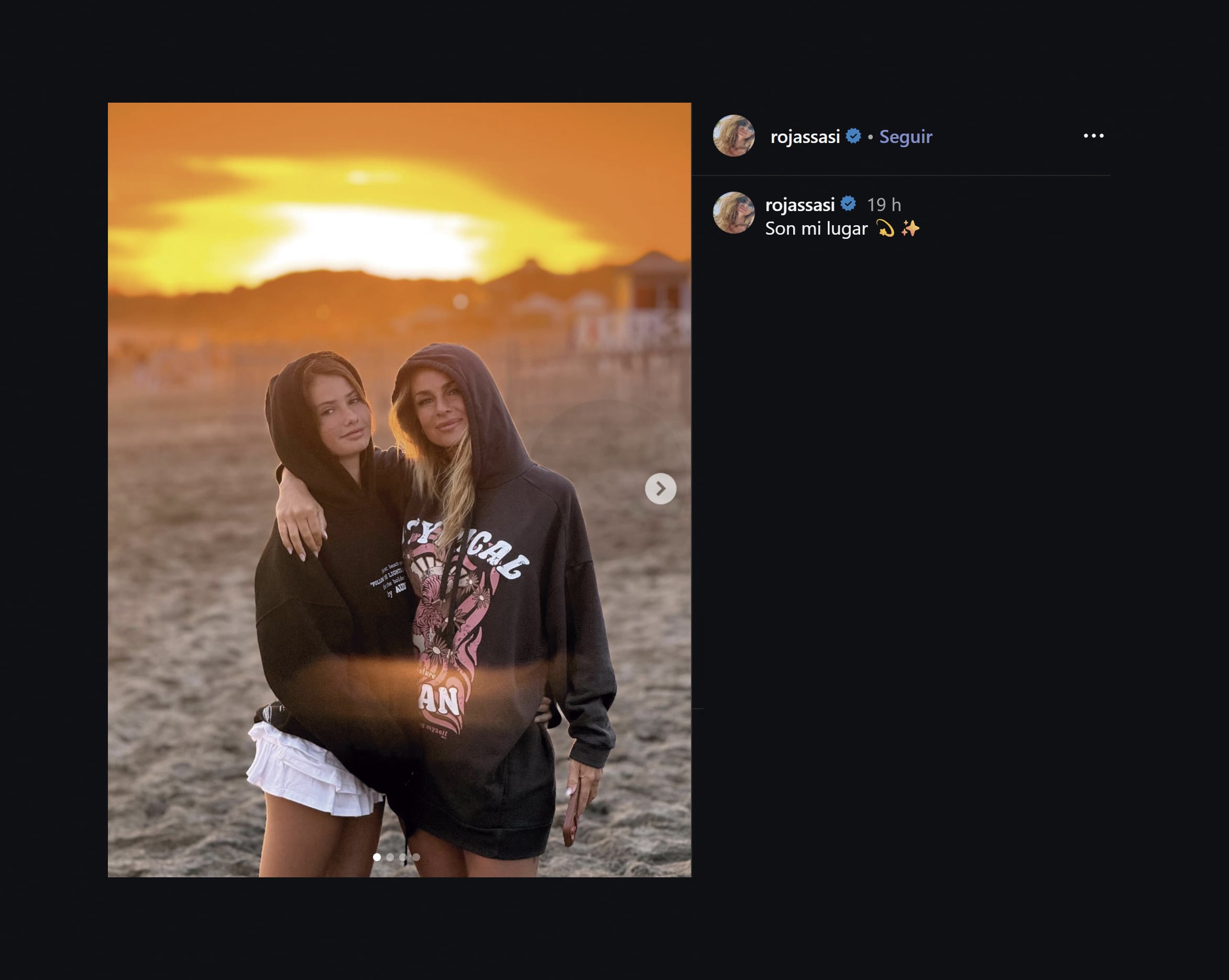 La actriz compartió imágenes familiares en Mar del Plata que reflejan serenidad, complicidad y la importancia de la contención emocional