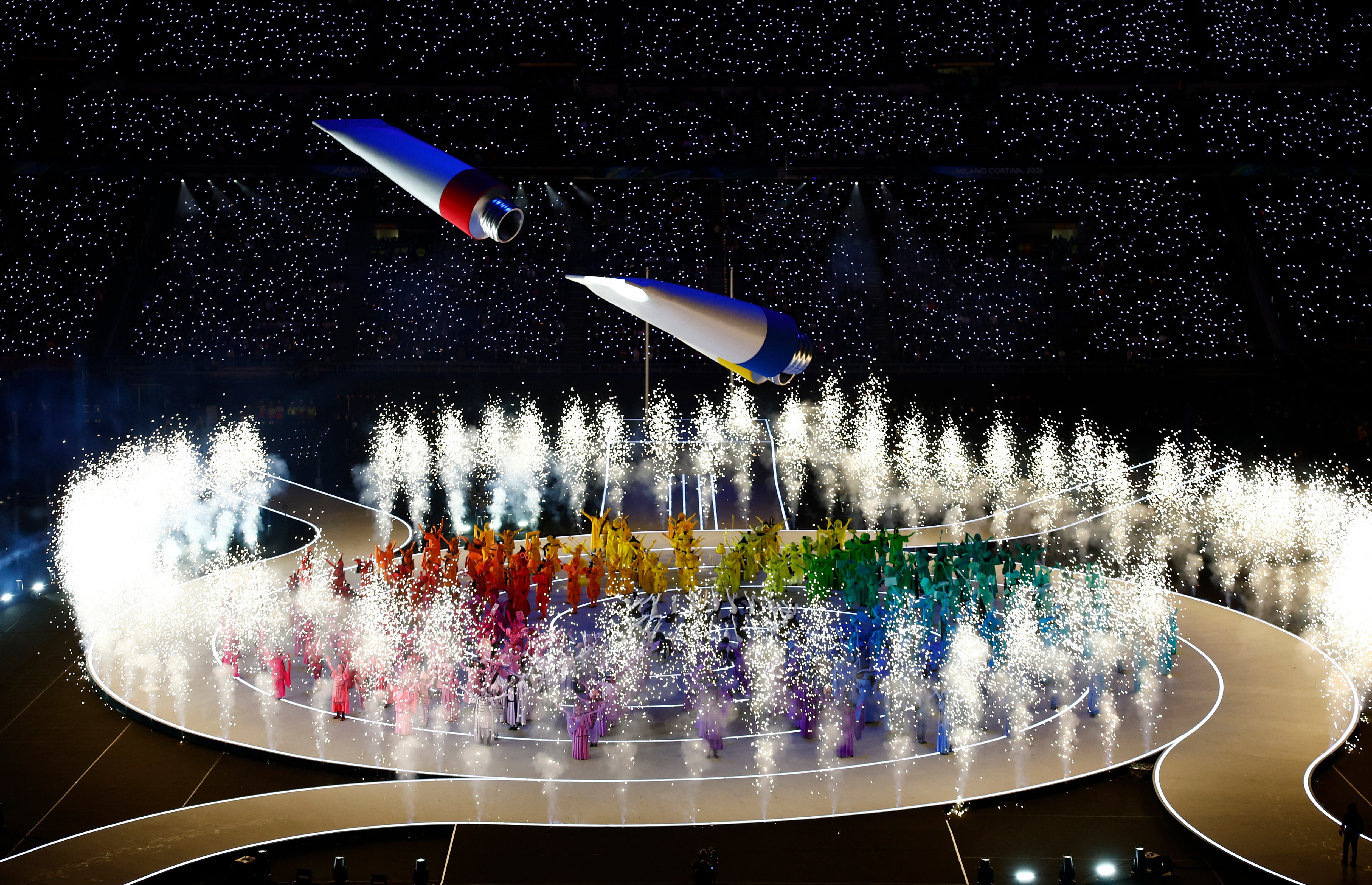 La estelaridad del evento incluyó el desfile de 93 delegaciones (Crédito: Reuters/Alessandro Garofalo)