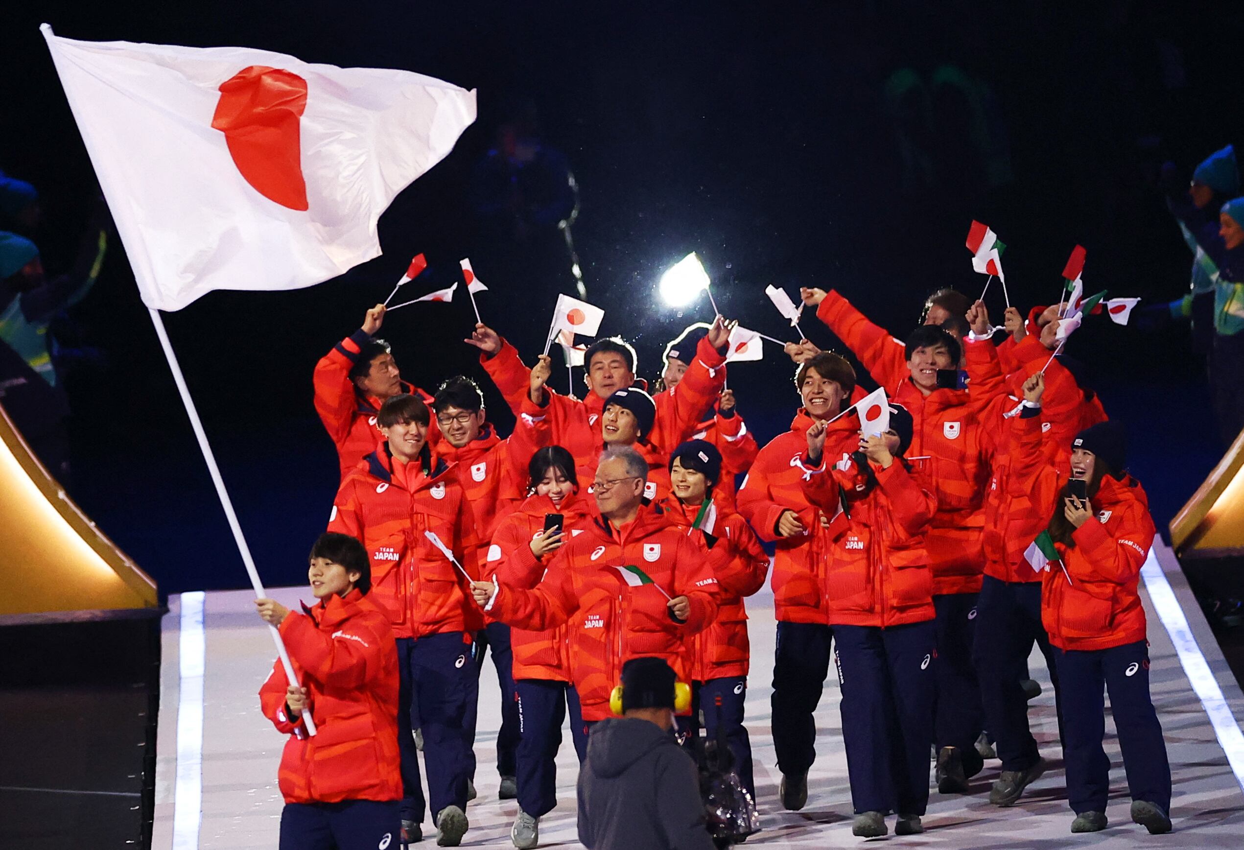 Wataru Morishige fue el abanderado de Japón (Crédito: Reuters/Piroschka Van De Wouw)