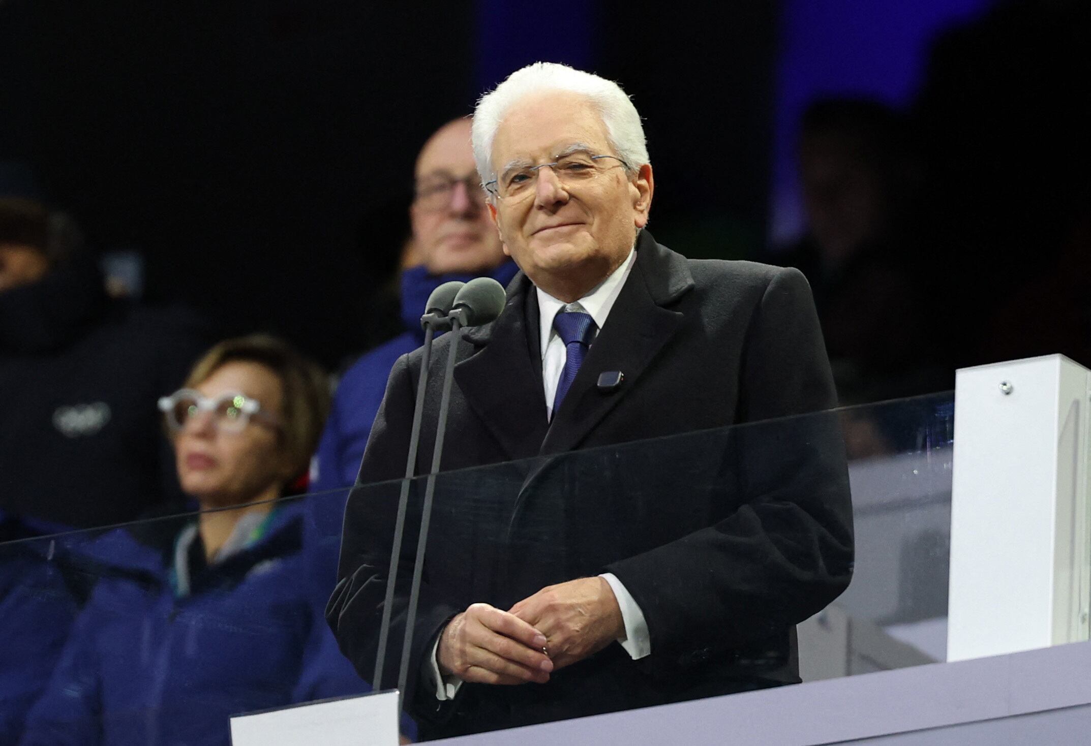 El presidente de Italia, Sergio Mattarella, le dio la bienvenida a este evento internacional (Crédito: Reuters/Yara Nardi)