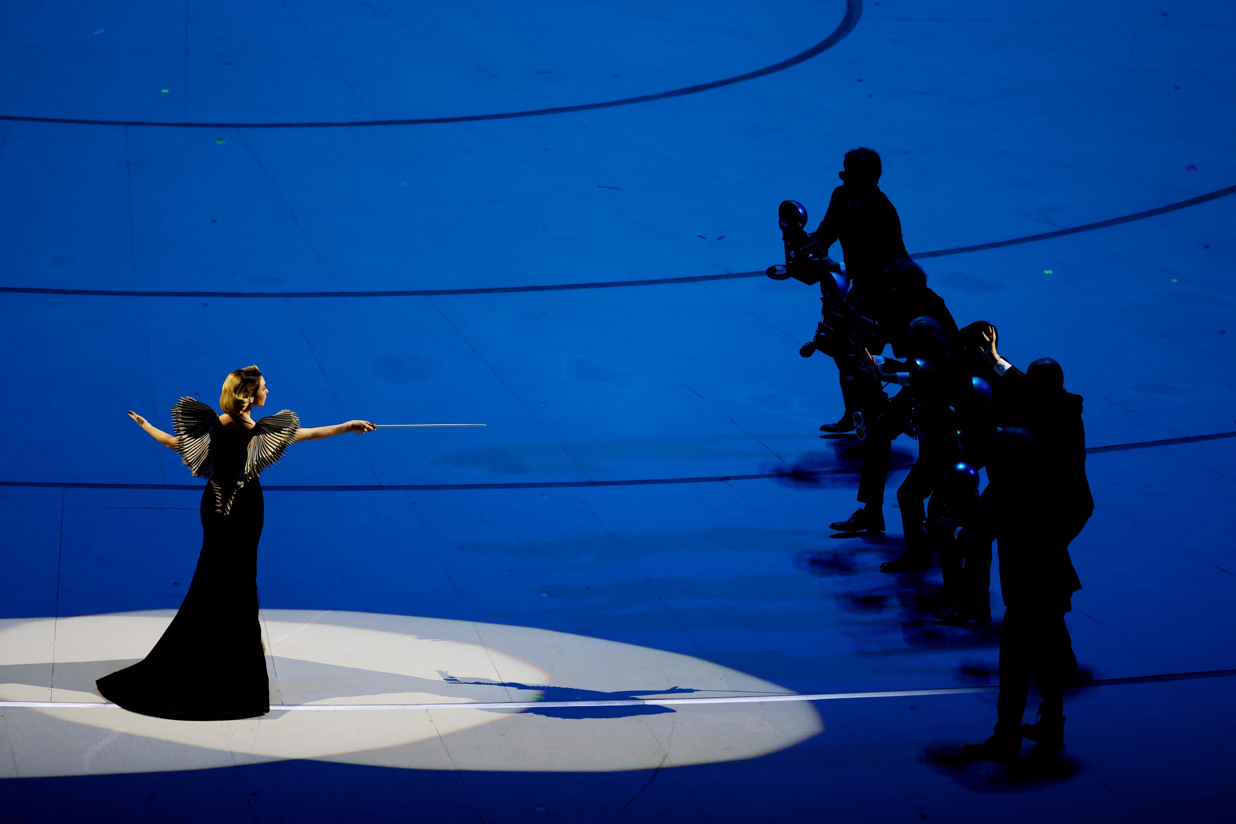 La actriz Matilda De Angelis fue una de las grandes figuras de la inauguración REUTERS/Claudia Greco