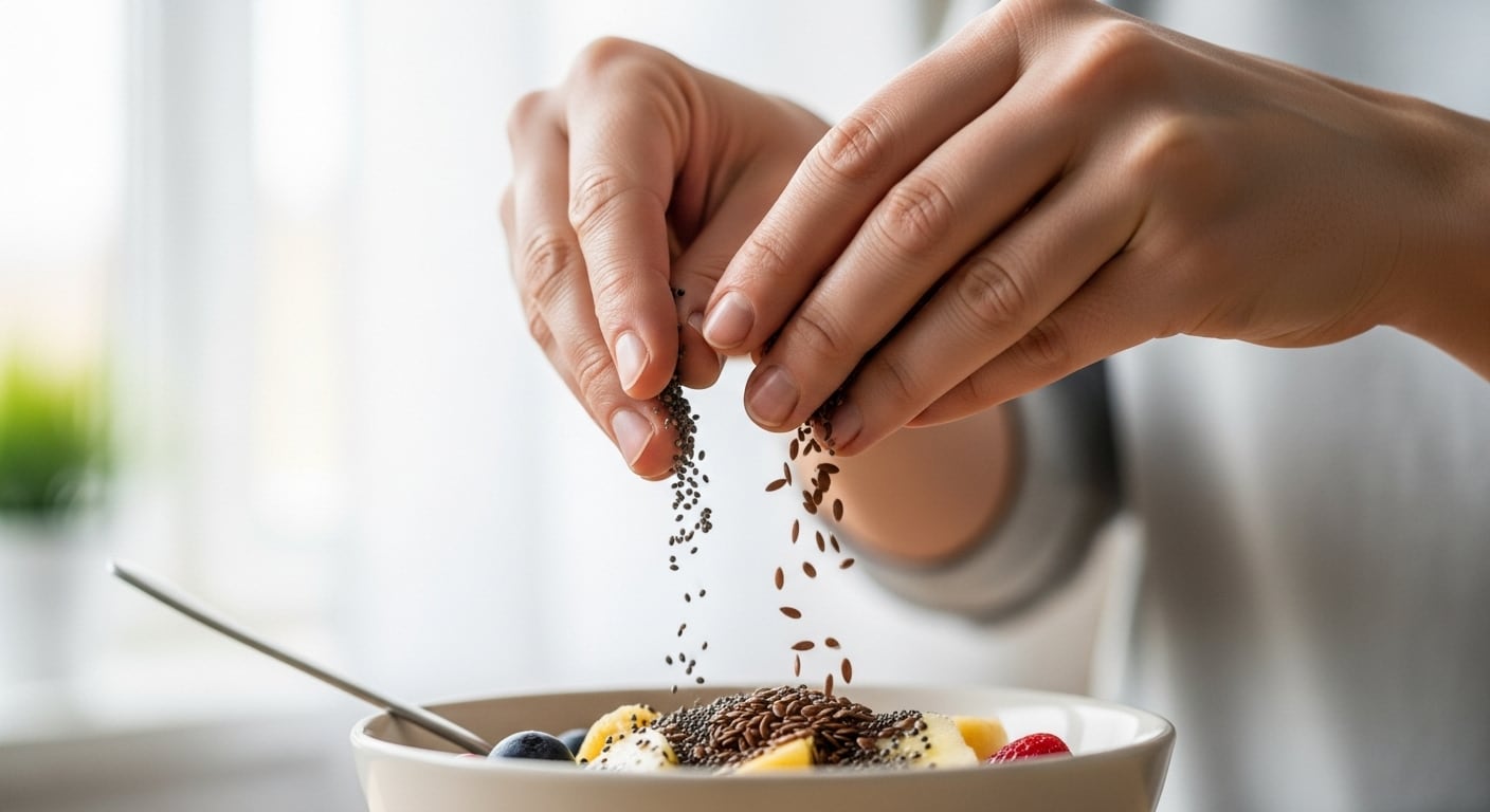 Agregar semillas de chía suma cinco gramos de proteína, diez gramos de fibra y omega-3 vegetal, mejorando la energía y el equilibrio cardiovascular (Imagen Ilustrativa Infobae)