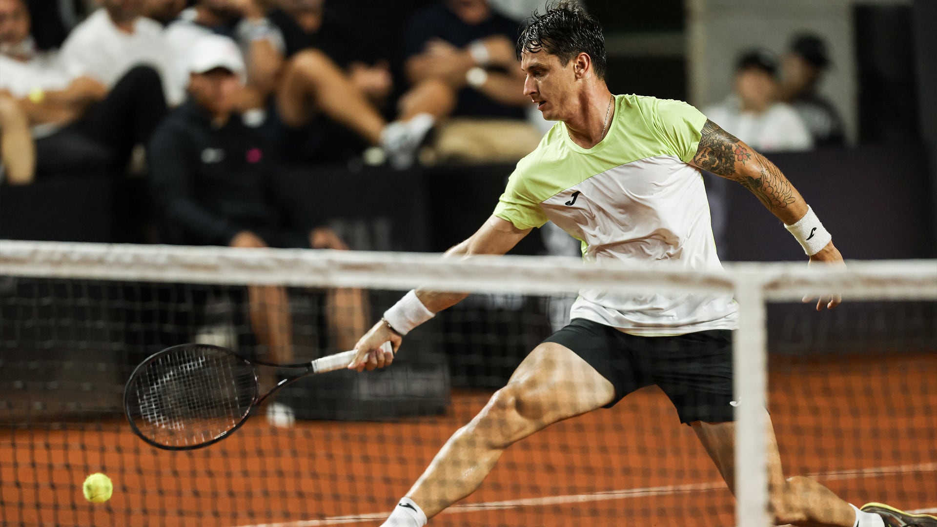 Camilo Ugo Carabelli dominó de principio a fin a Guido Justo (Fuente: Rosario Challenger)