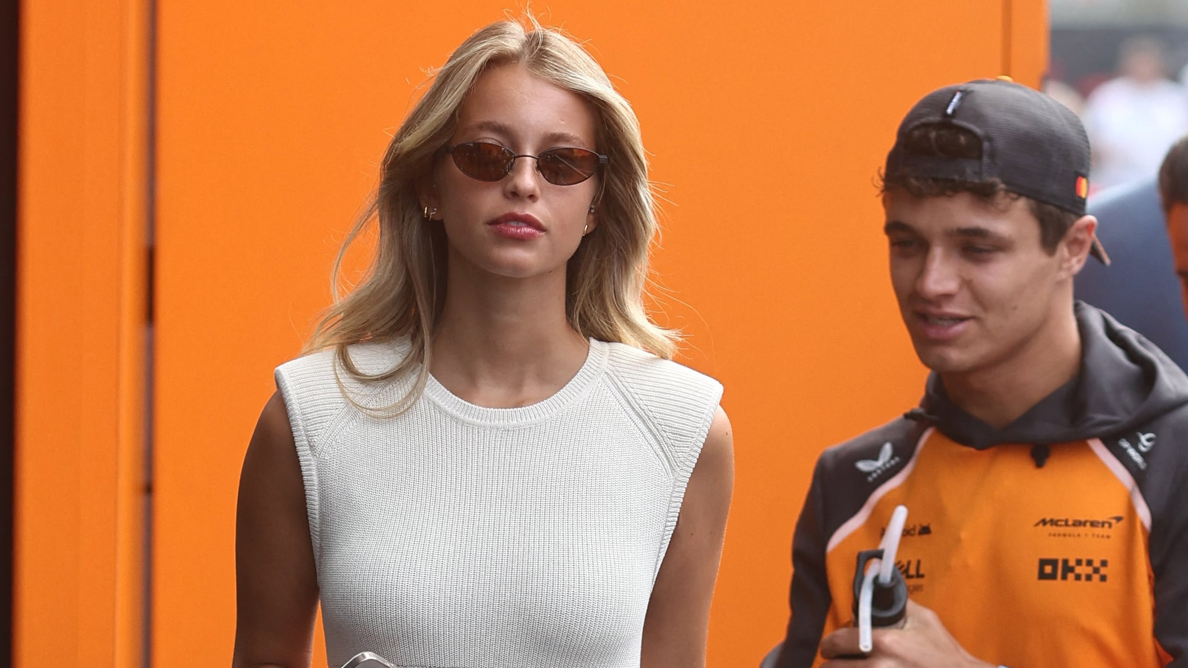 Lando Norris y Magui Corceiro habrían terminado su relación (REUTERS/Jakub Porzycki)