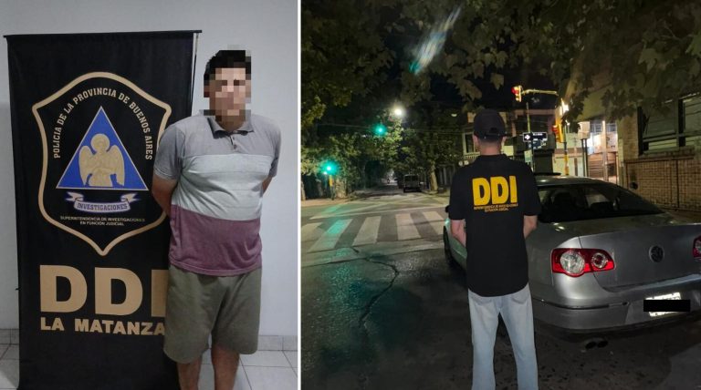 Tenía un pedido de captura por pirata del asfalto y cayó en un auto robado y por una denuncia de violación