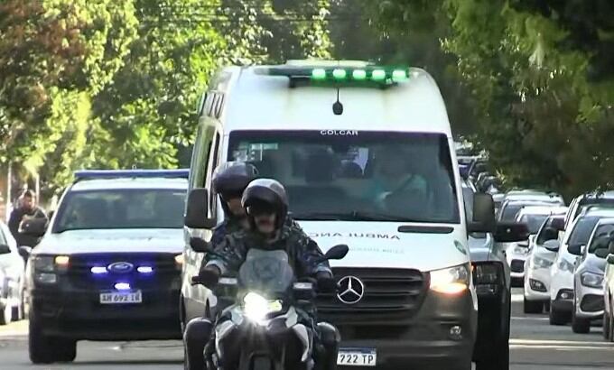 Bastian fue trasladado en un helicóptero sanitario hacia el Hospital Interzonal Especializado Materno Infantil (HIEMI) en Mar del Plata el pasado 15 de enero