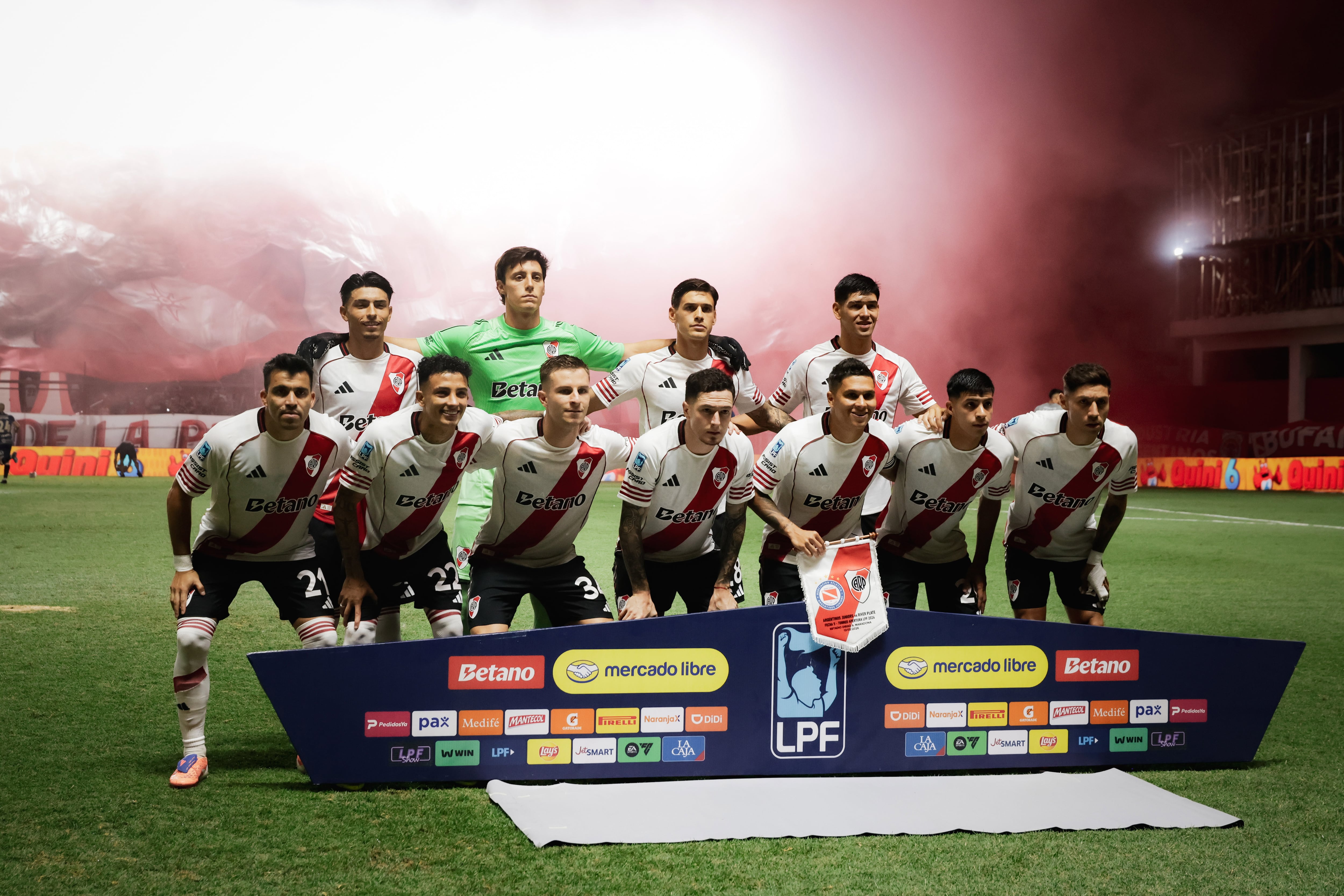 La formación que eligió Gallardo para la visita a Argentinos (Crédito: Fotobaires)