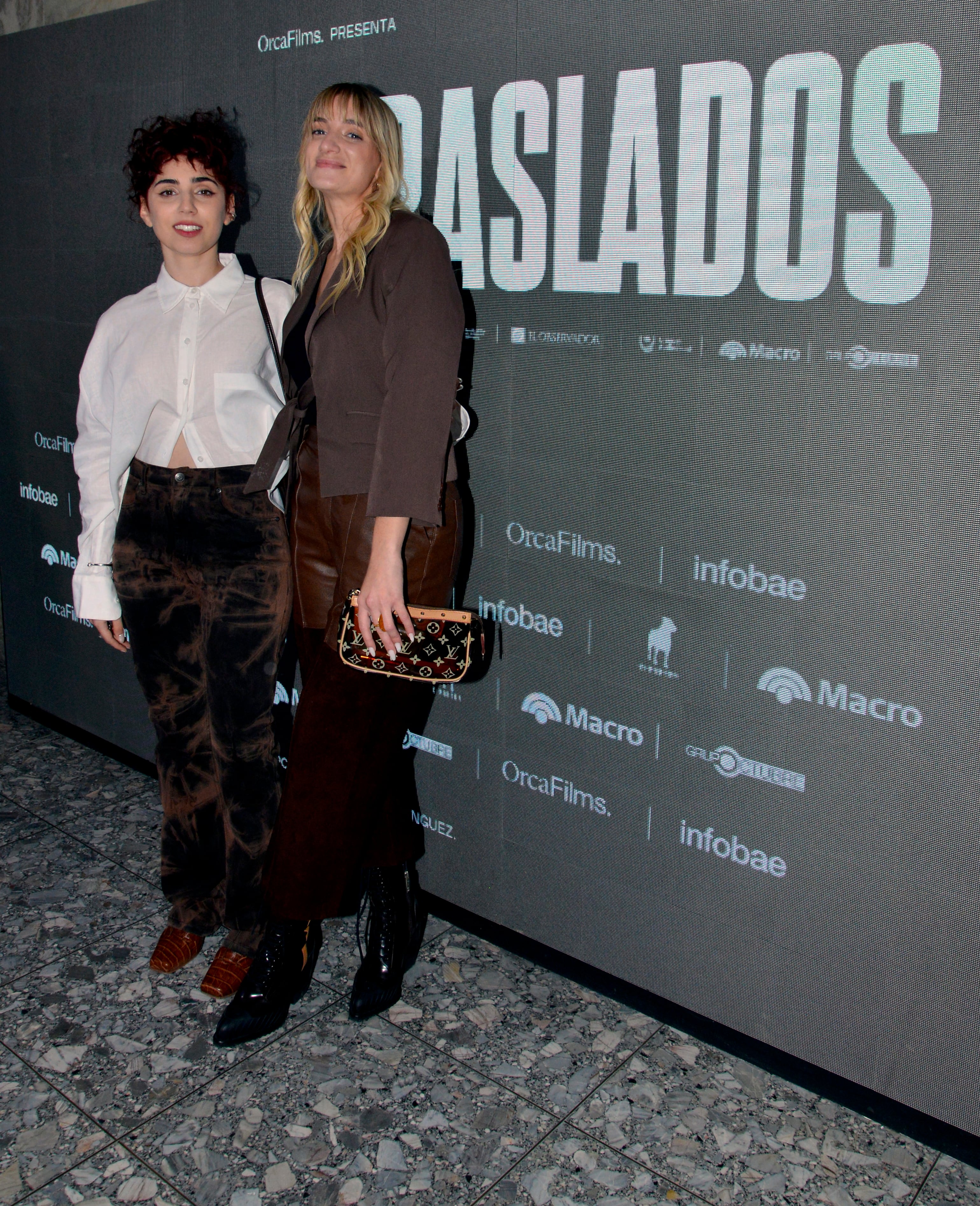 Zoe Hochbaum y Milagros Hadad, durante el estreno de Traslados en Argentina. El documental recibió varios galardones internacionales