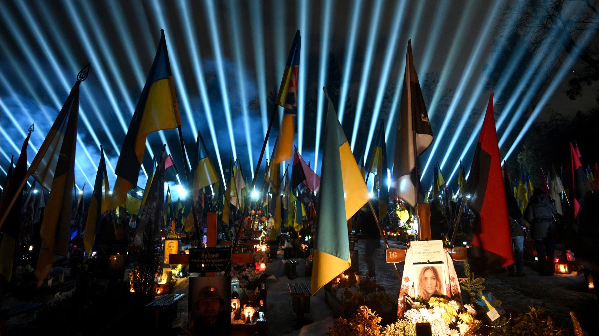 Una iluminación simbólica titulada 