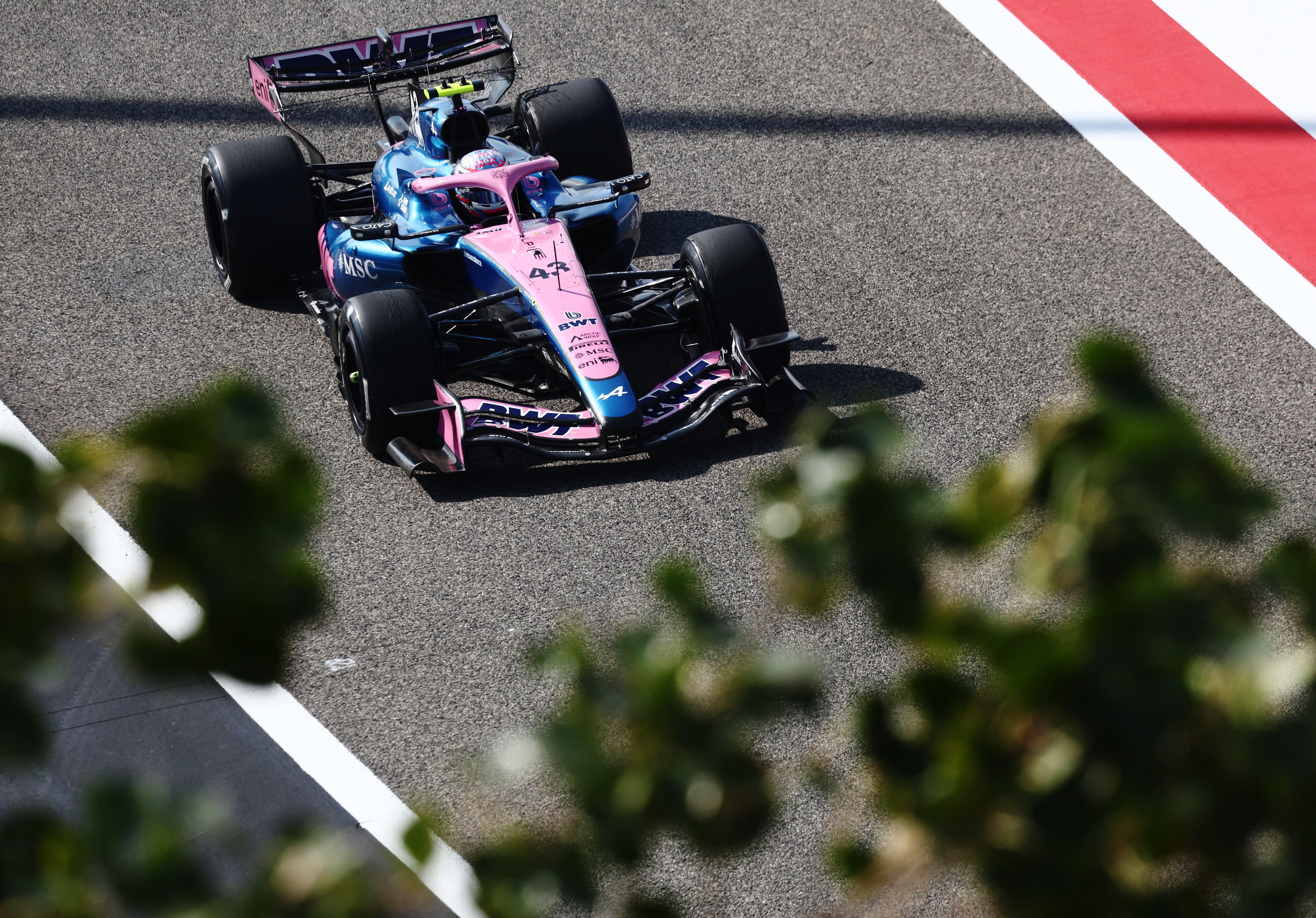 Colapinto en el circuito de Sakhir, en Baréin (REUTERS/Jakub Porzycki)